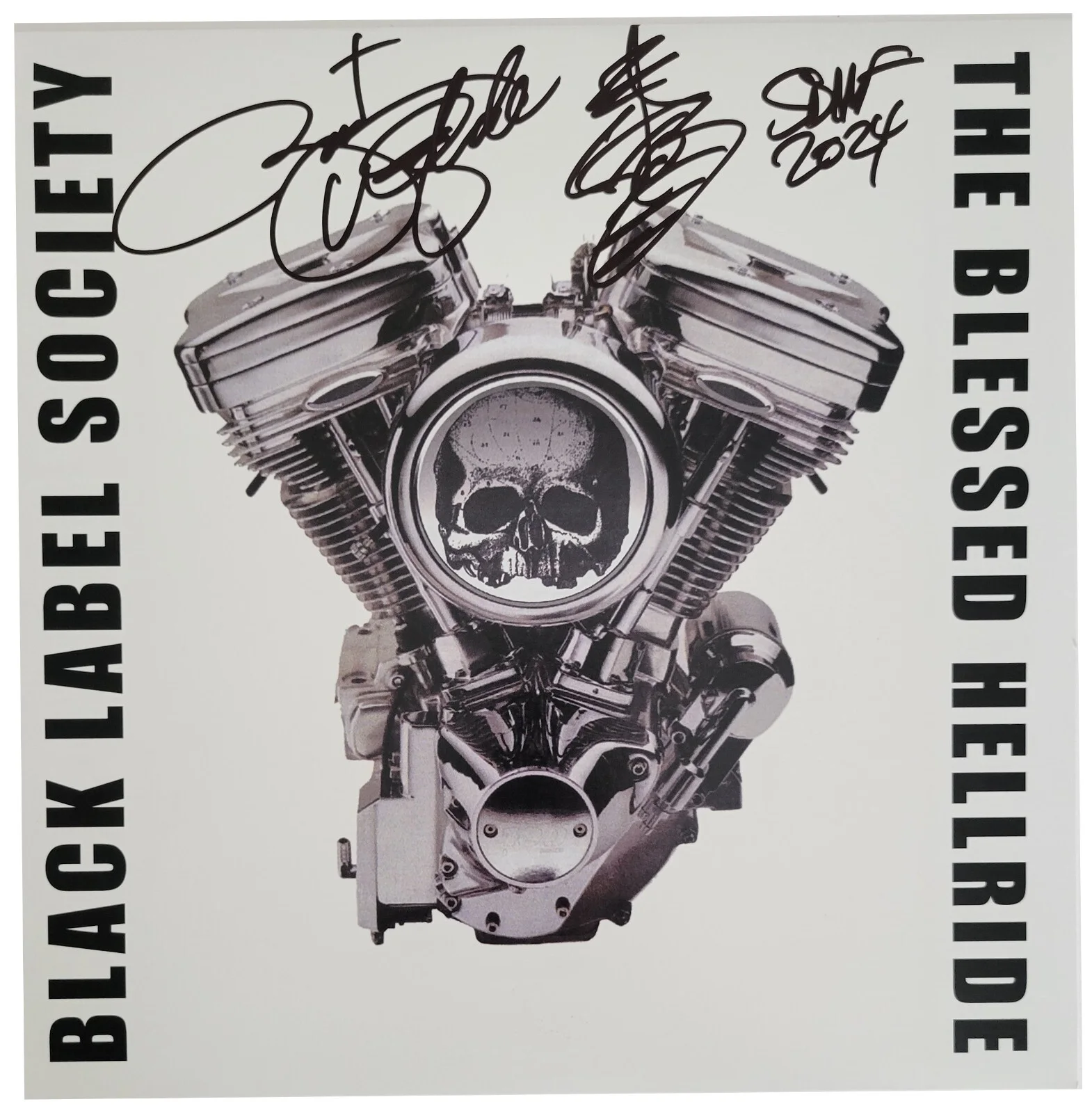 Zakk Wylde Signed The Blessed Hellride Album COA Proof Autographed Vinyl Record, изображение 3
