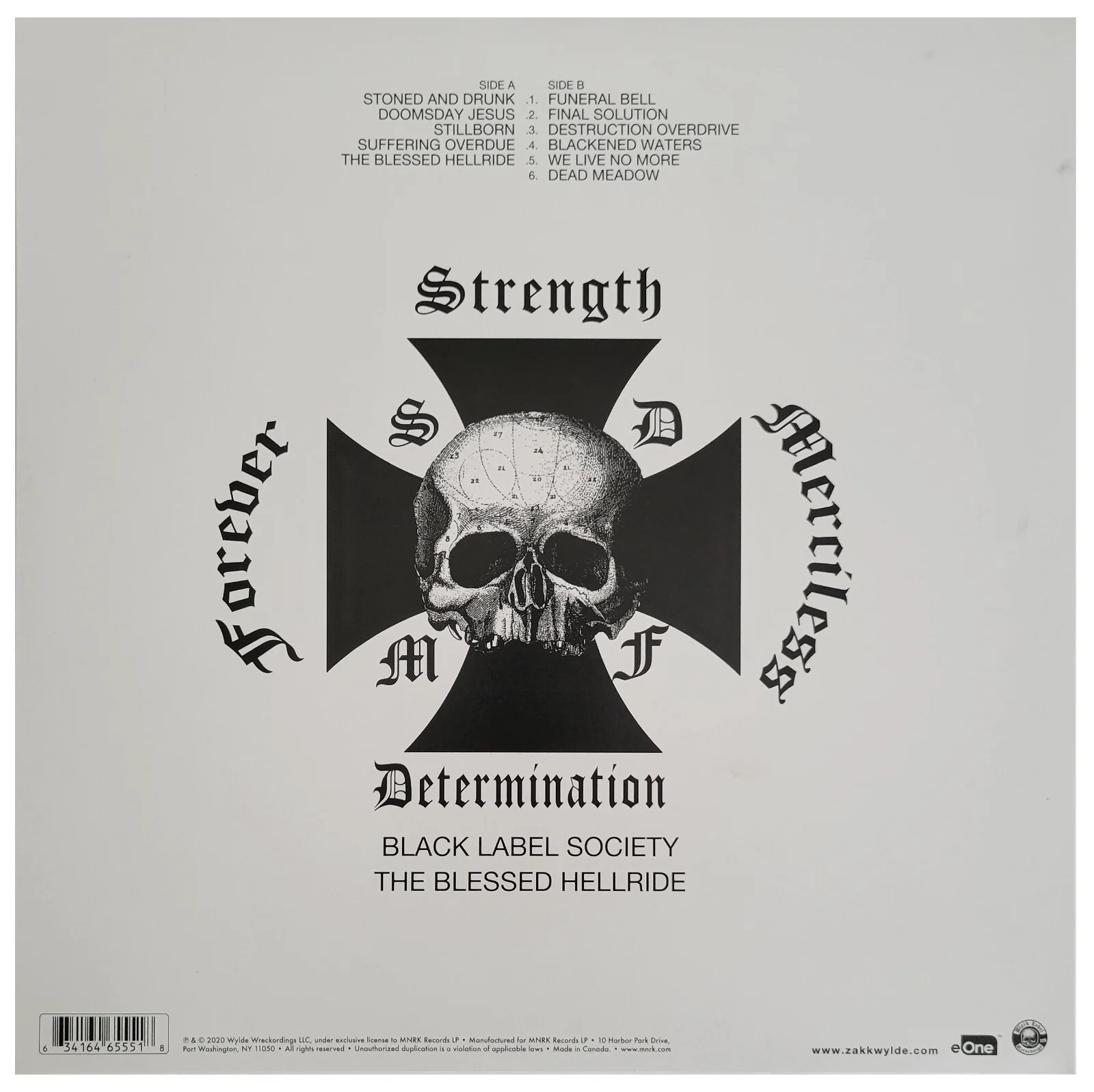 Zakk Wylde Signed The Blessed Hellride Album COA Proof Autographed Vinyl Record, изображение 4