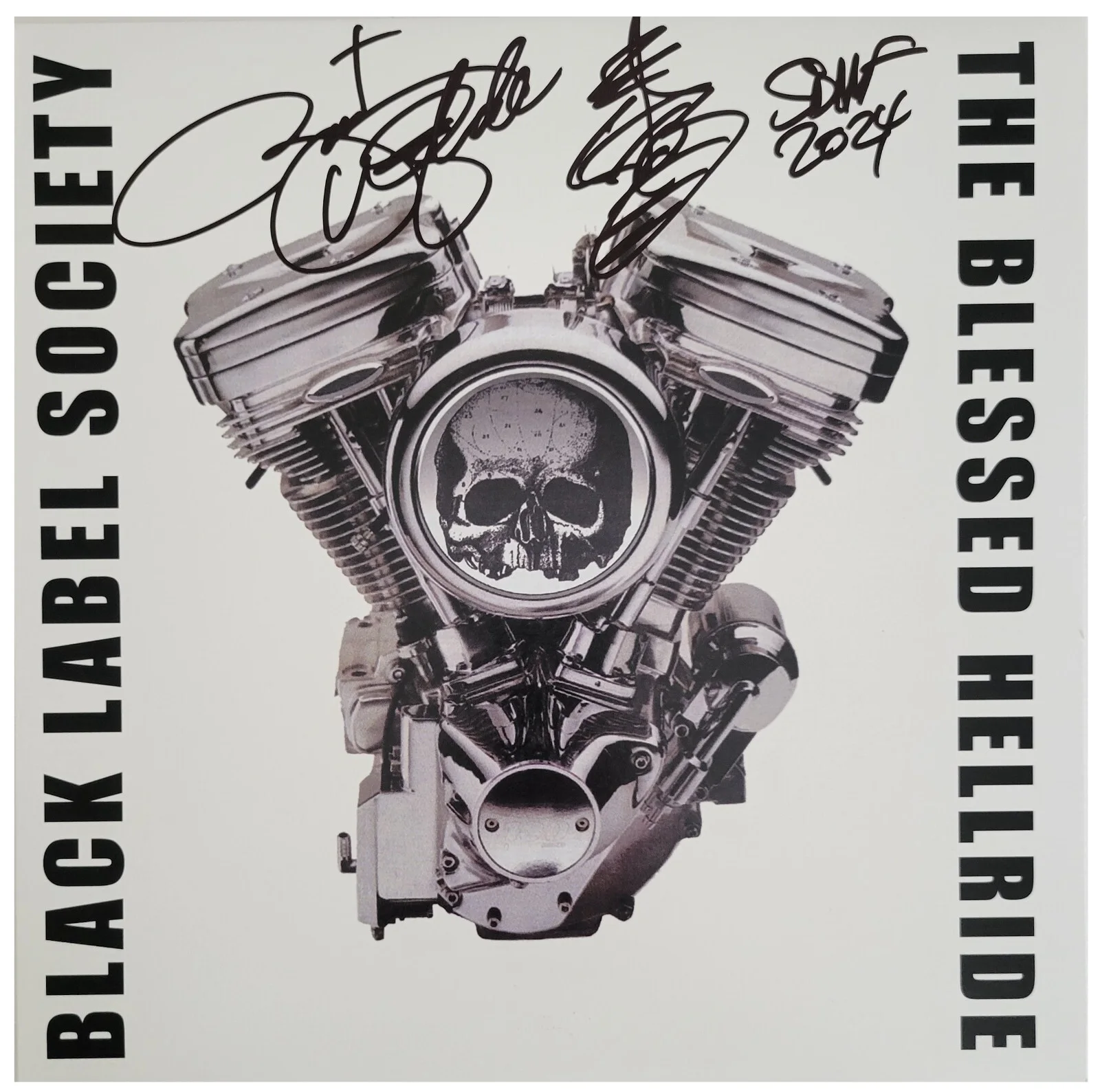 Zakk Wylde Signed The Blessed Hellride Album COA Proof Autographed Vinyl Record, изображение 5