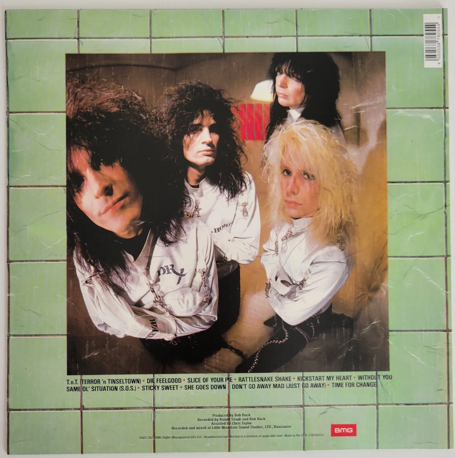 Vince Neil signed Motley Crue Dr Feelgood album vinyl record COA exact proof, image 4