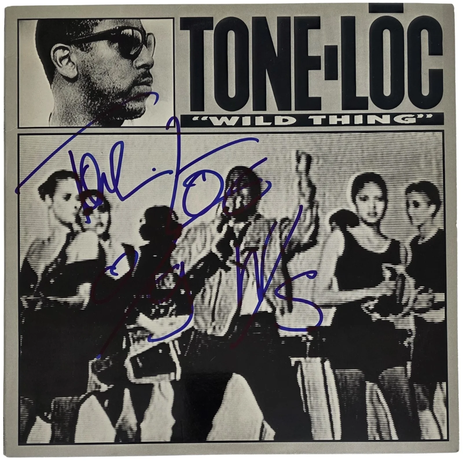 Tone Loc Signed Wild Thing Album COA Exact Proof Autographed Vinyl Record, изображение 3