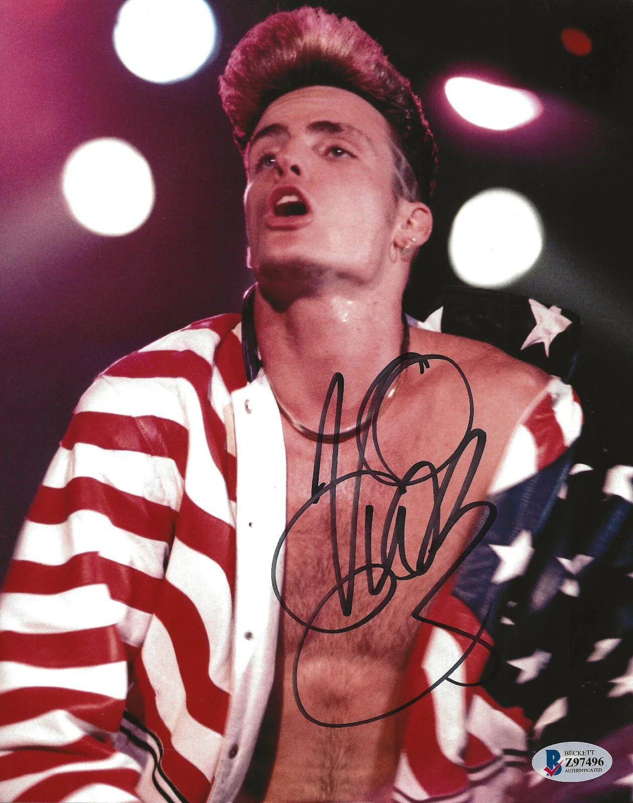 Vanilla Ice rapper signed 8x10 photo proof Beckett COA autographed,Ice Ice Baby, image 2