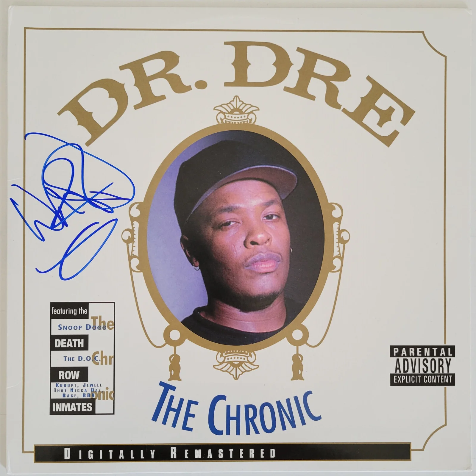 Warren G signed The Chronic album COA autographed vinyl exact proof Rare, image 3