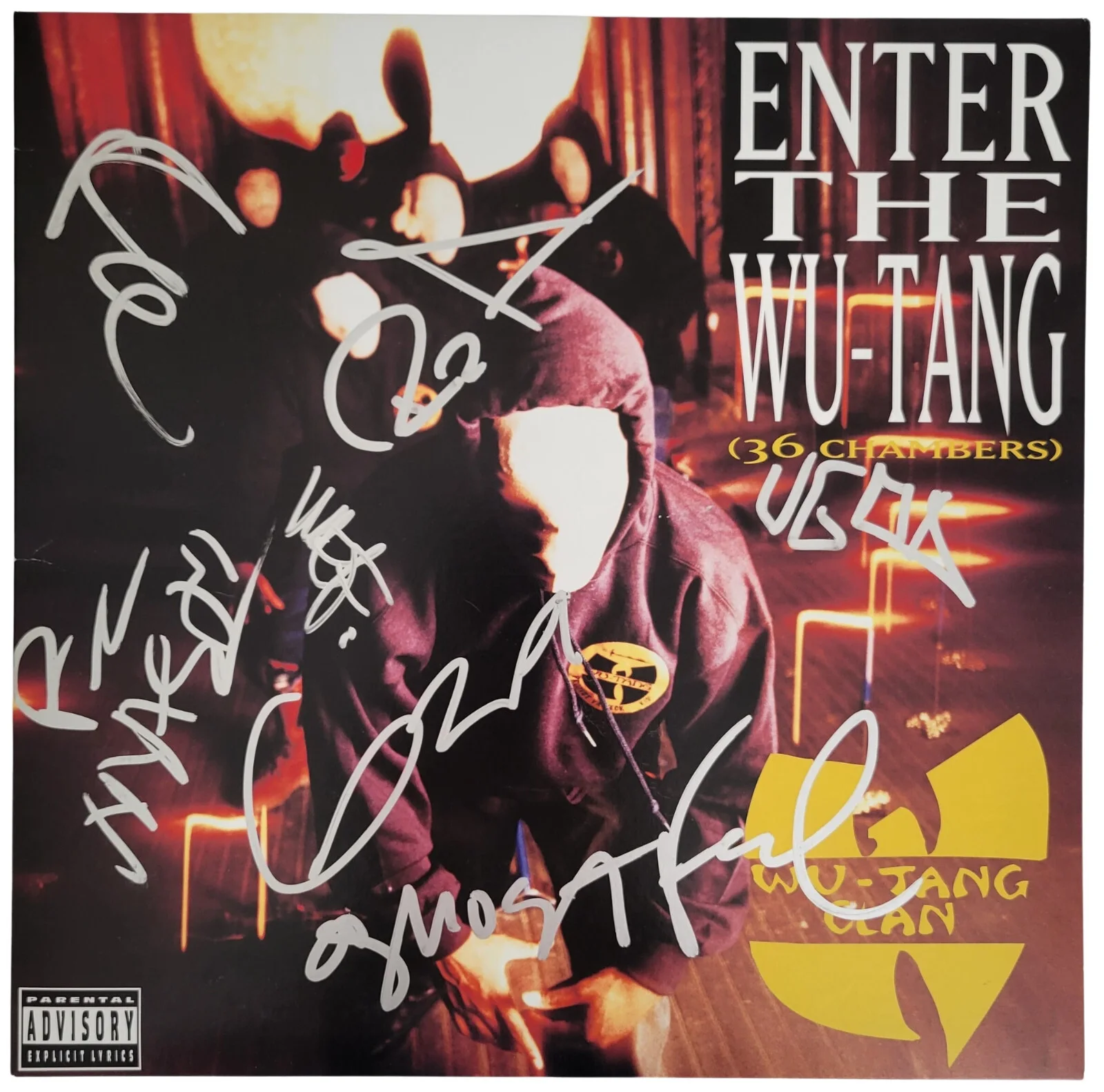 Wu-Tang Clan Signed 36 Chambers Album COA exact proof autographed Vinyl Record, изображение 3