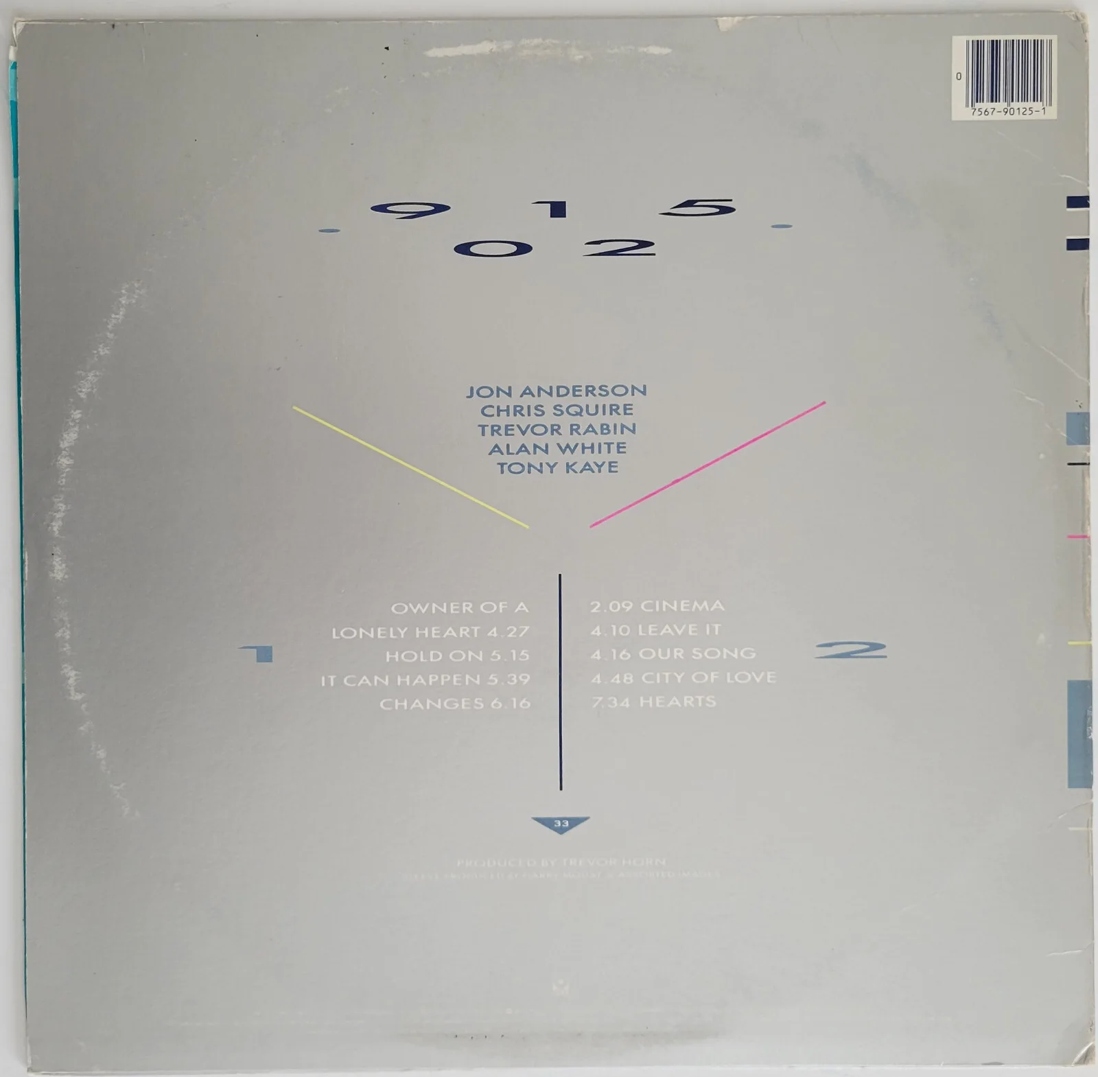 Trevor Rabin signed Yes 90125 album COA proof autograph Owner of a Lonley Heart., изображение 4