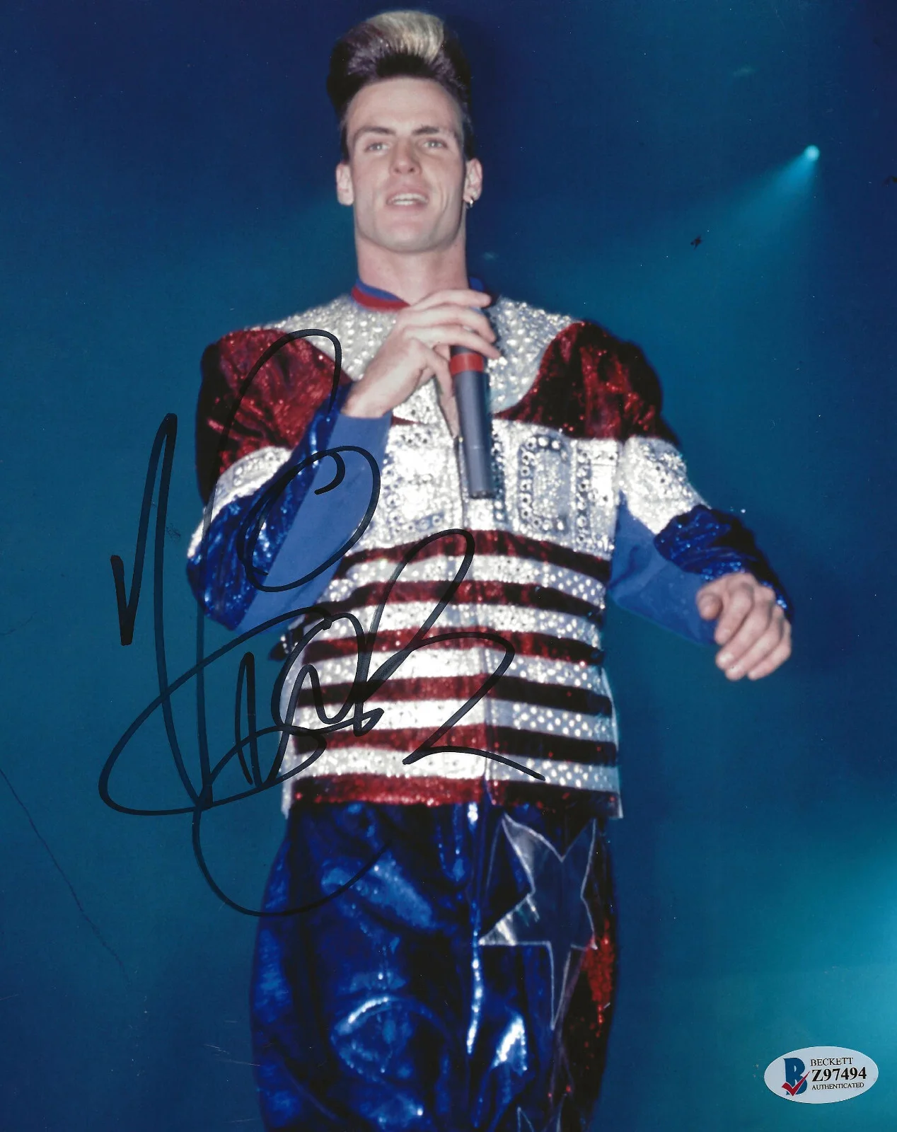 Vanilla Ice rapper signed 8x10 photo proof Beckett COA autographed Ice Ice Baby, изображение 2