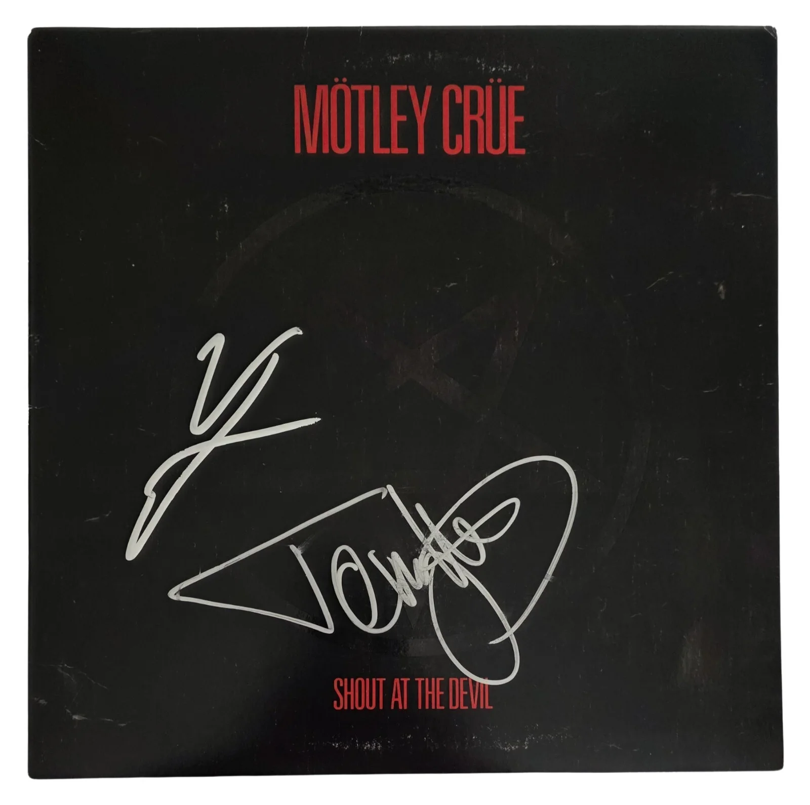 Vince Neil Tommy Lee Signed Motley Crue Shout at the Devil Album COA Proof Vinyl, изображение 3