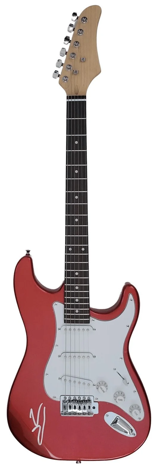 Vince Neil Motley Crue signed full size Electric guitar proof COA autographed, image 3