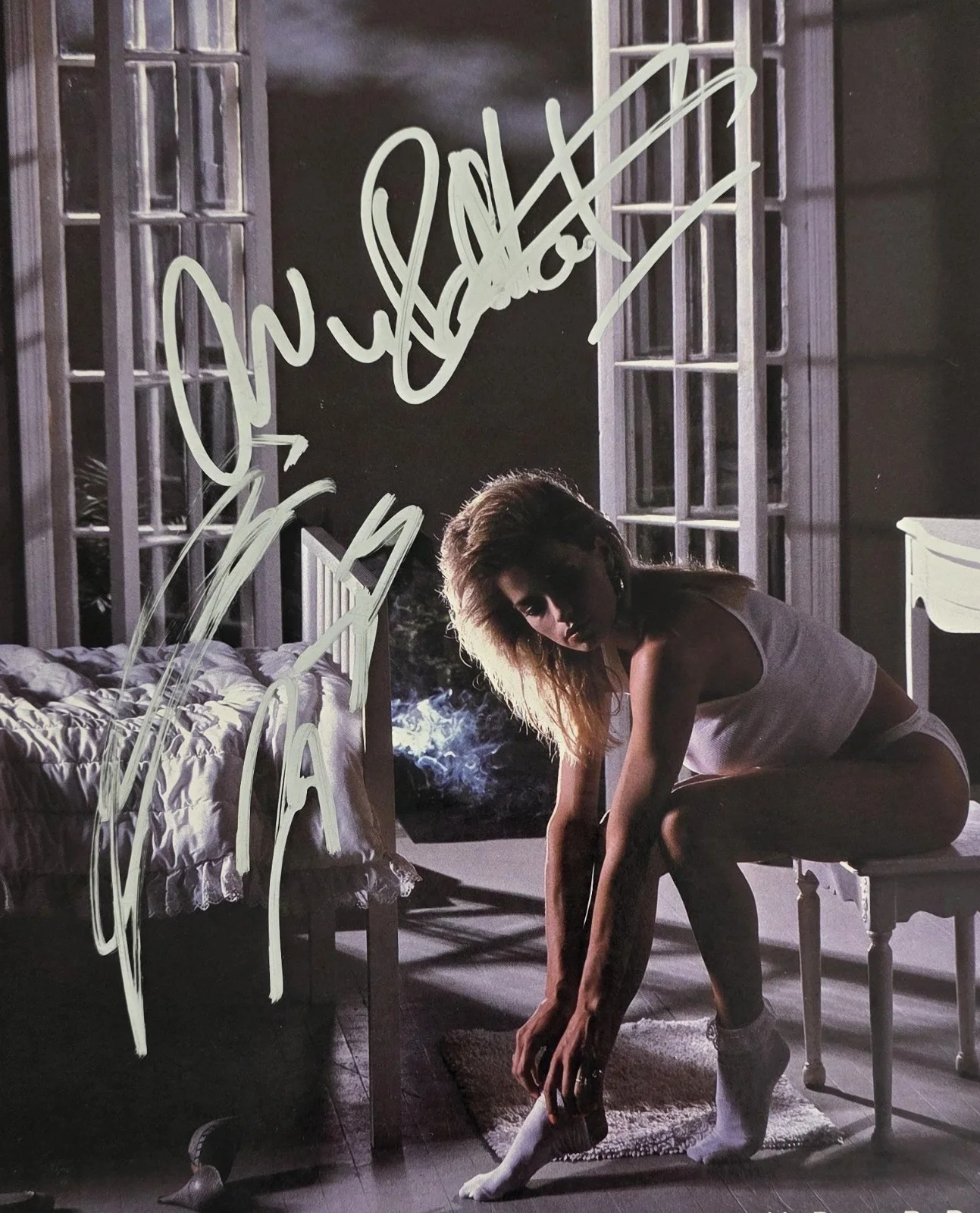 Stephen Pearcy Warren DeMartini Signed Ratt Invasion of Your Privacy Album Proof, изображение 4