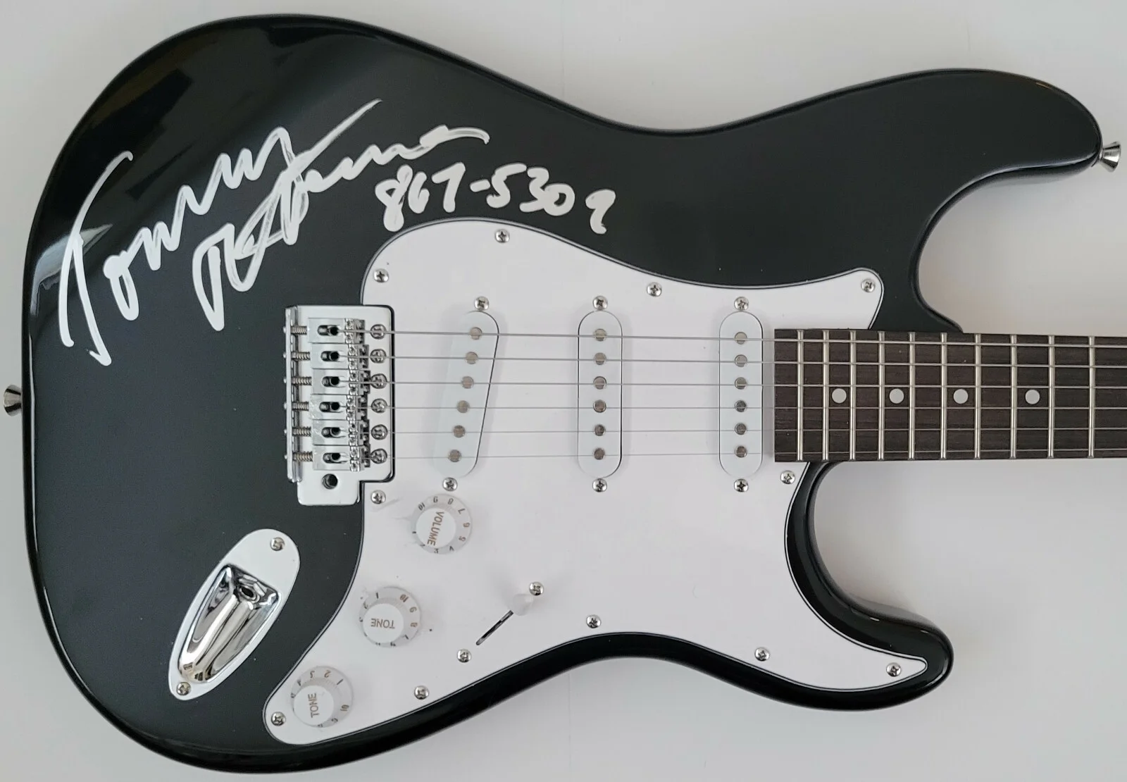 Tommy Tutone signed autographed Electric guitar COA 867-5309 Jenny exact proof., изображение 2