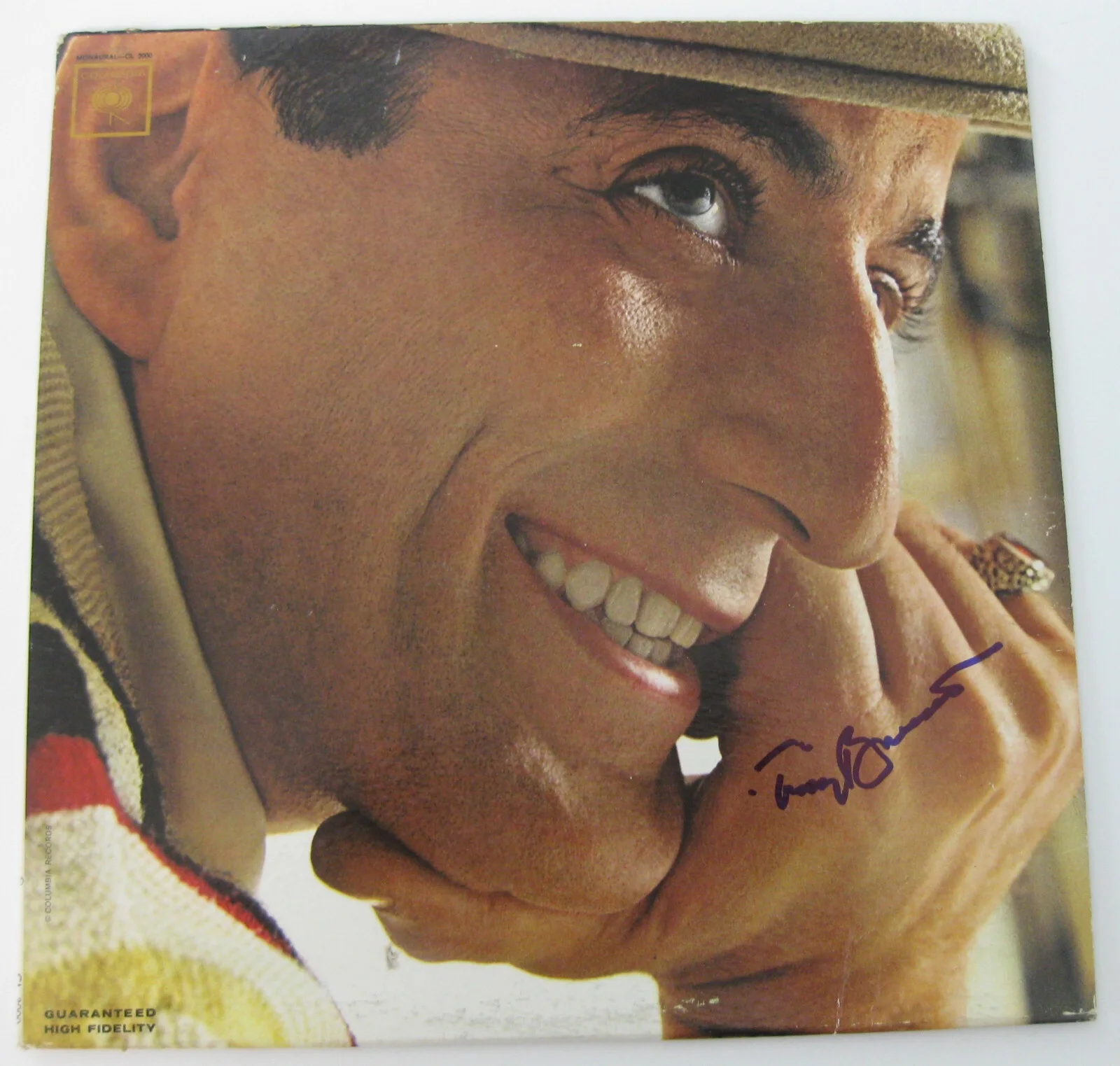 Tony Bennett signed I wanna be around album vinyl record exact Proof Becket COA, изображение 3