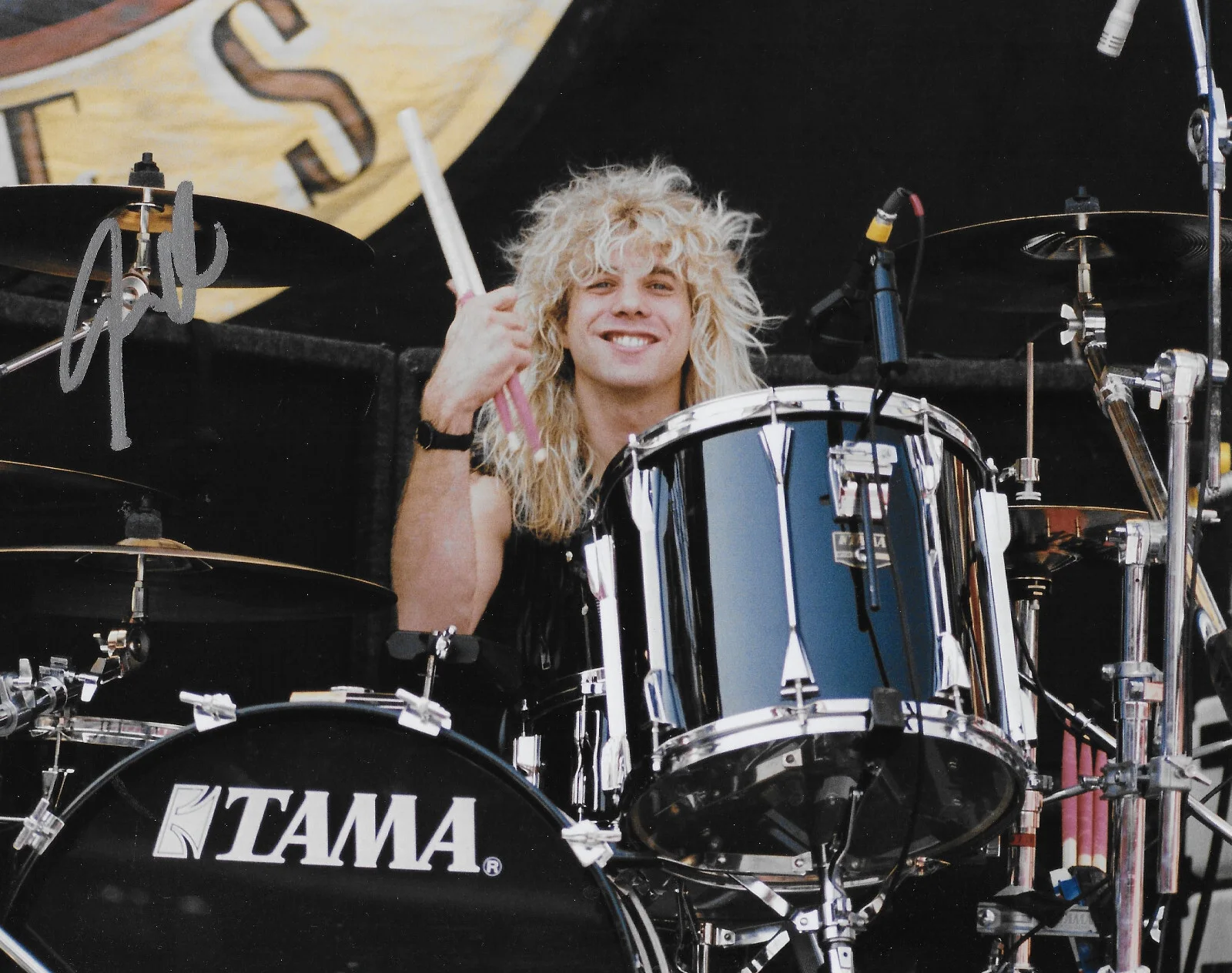 Steven Adler Guns N Roses Drummer signed 8x10 photo proof COA autographed GNR, изображение 2