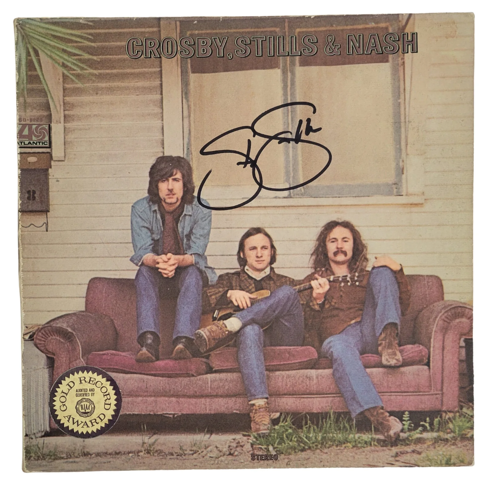 Stephen Stills Signed Crosby Stills & Nash Album COA Proof Autographed Vinyl, image 5
