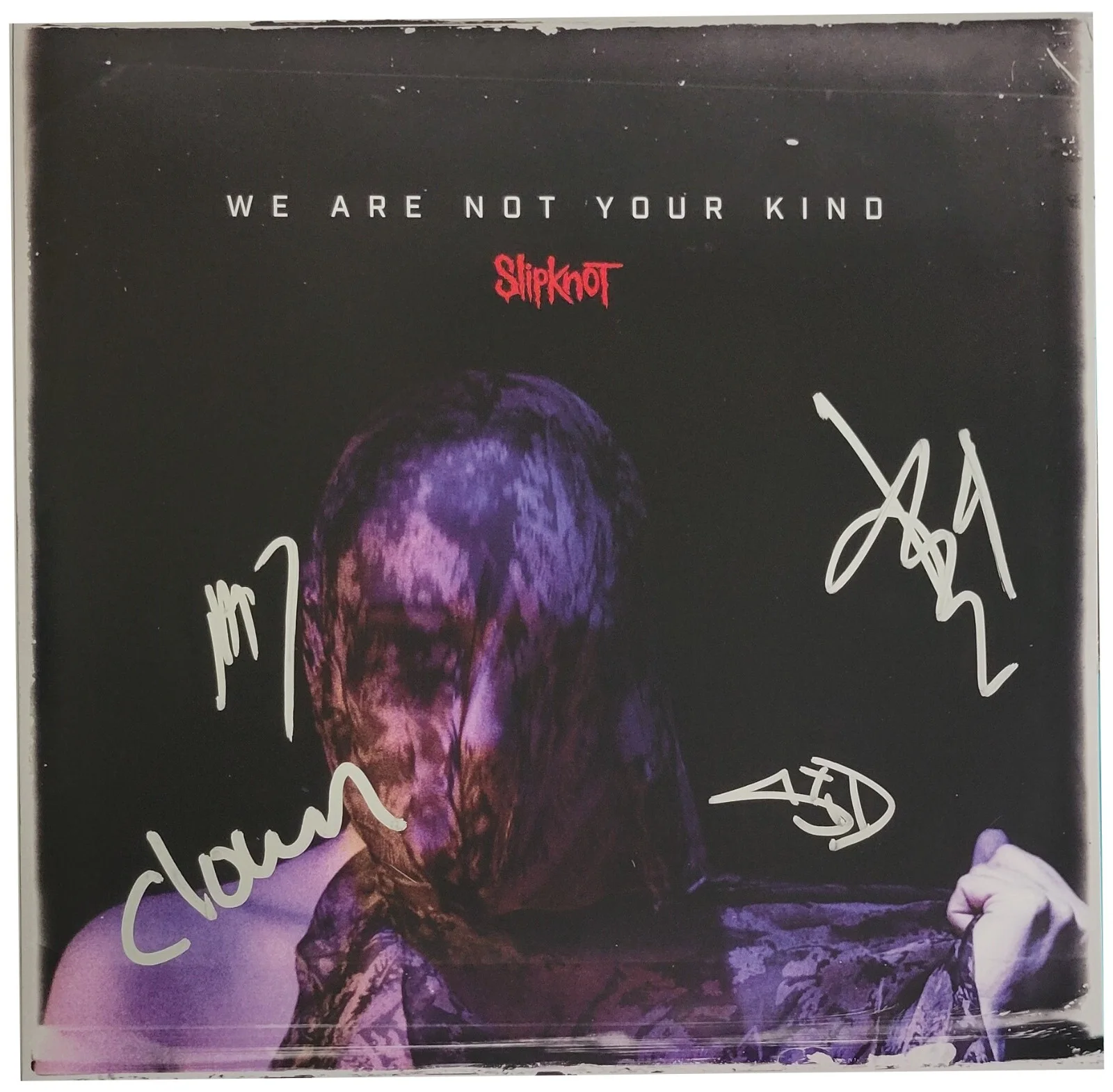 Slipknot Metal Band Signed We Are Not Yor Kind Album COA Proof Auto Vinyl Record, изображение 5