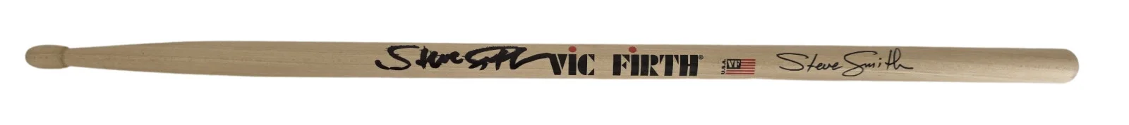 Steve Smith Signed Drumstick COA Exact Proof Autographed Journey Drummer.., image 2