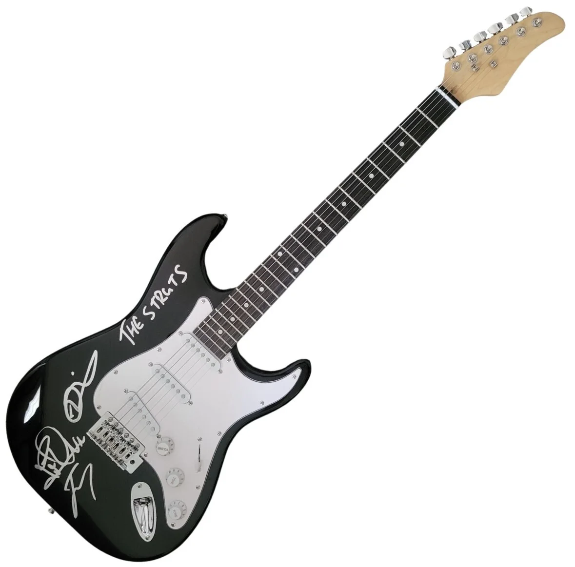 The Struts Band Signed Guitar COA Proof Autographed Spiller,Elliottt,Davies, image 2