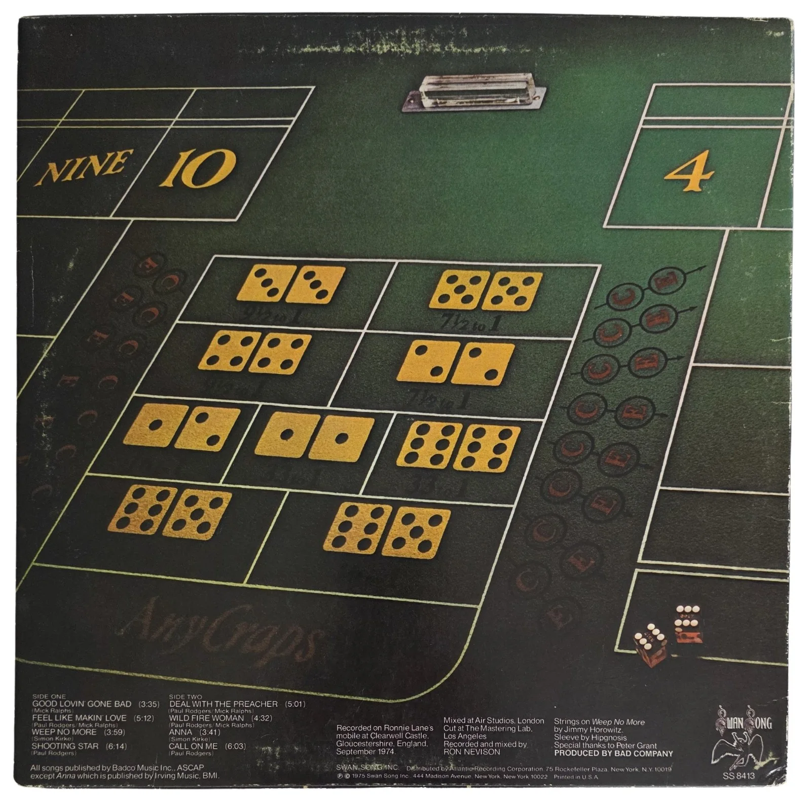 Simon Kirke Signed Bad Company Straight Shooter Album COA Proof Autograph Vinyl, изображение 5
