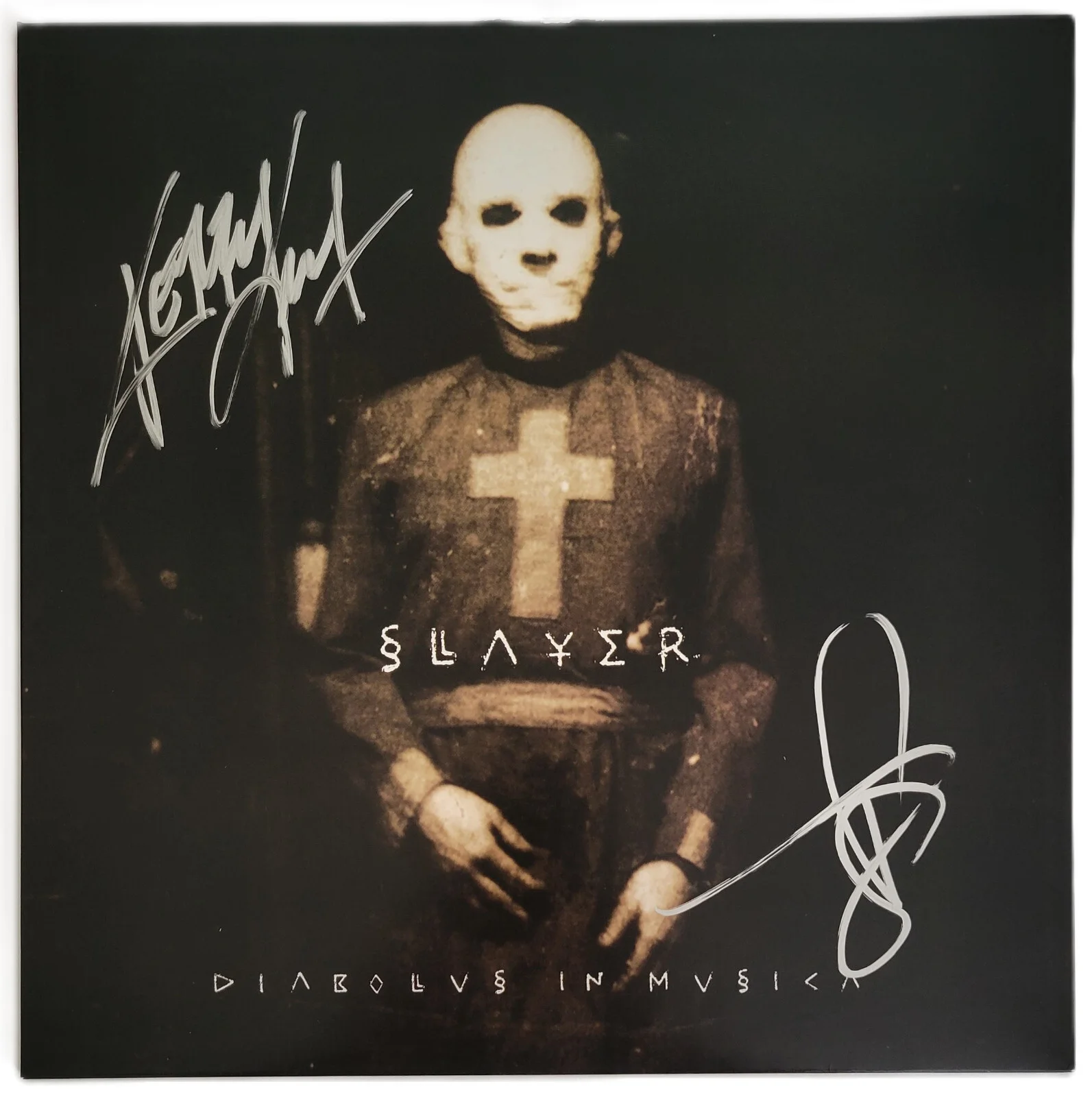 Slayer Signed Diabolus in Musica Album COA Exact Proof Autographed Vinyl Record, image 5