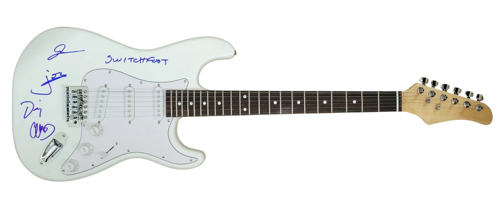 Switchfoot Band Signed Full Size Electric Guitar COA Exact Proof Autographed, image 4