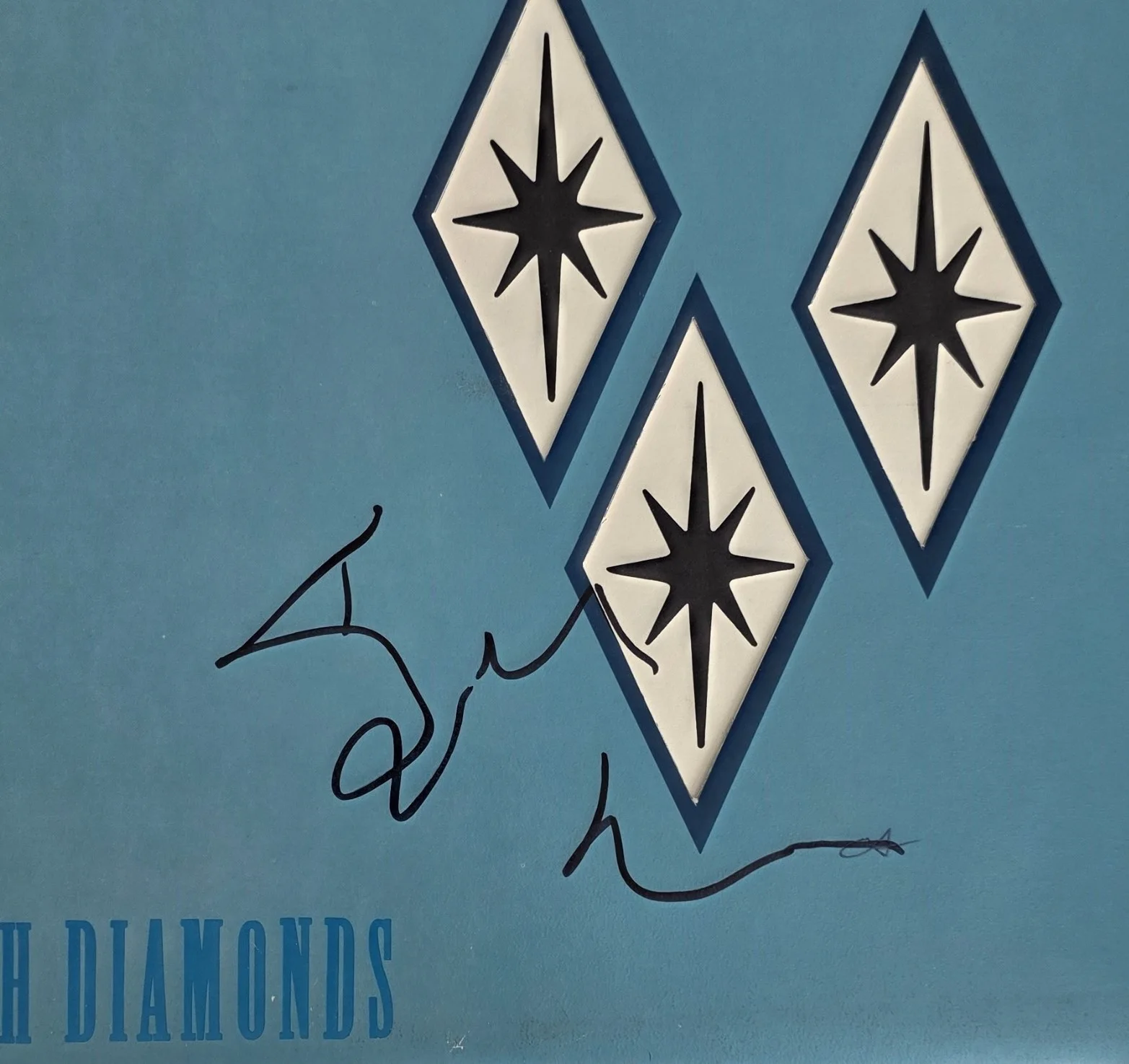 Simon Kirke Signed Bad Company Rough Diamonds Album COA Proof Autographed Vinyl, image 3