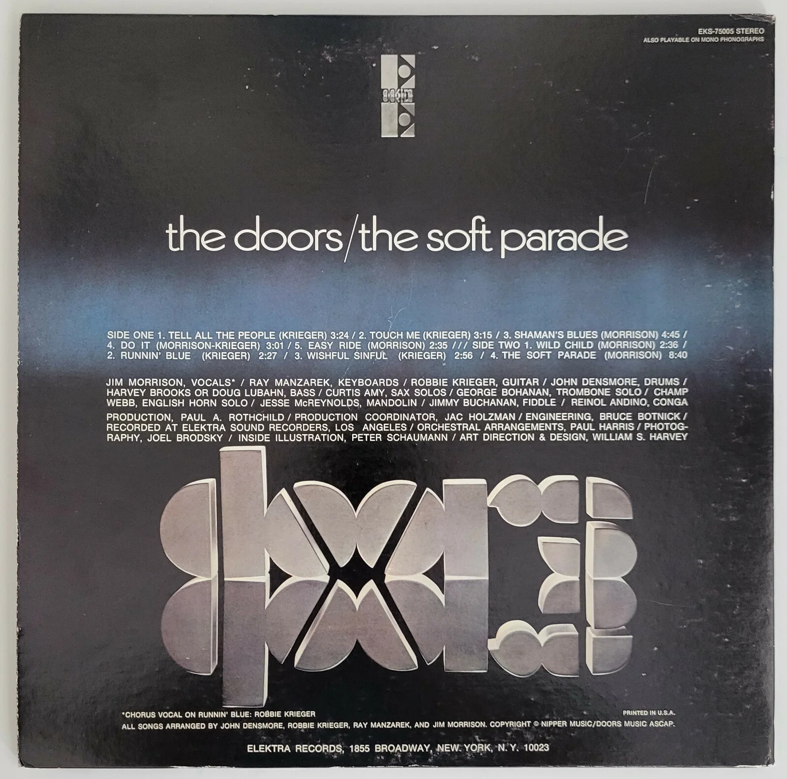 Robby Krieger signed The Doors The Soft Parade album vinyl record COA proof auto, изображение 4