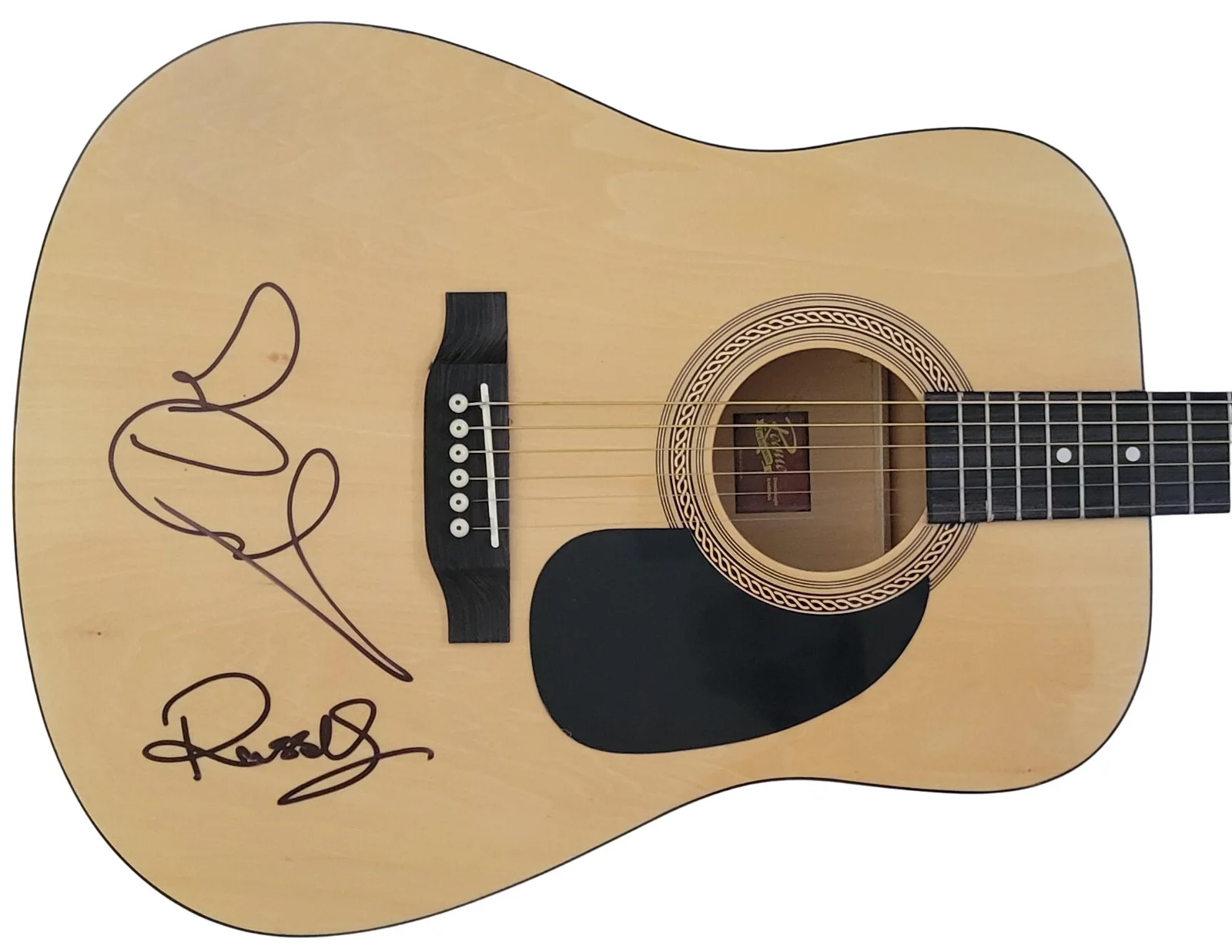 Russell Hitchcock Graham Russell Air Supply signed acoustic guitar COA proof, изображение 2