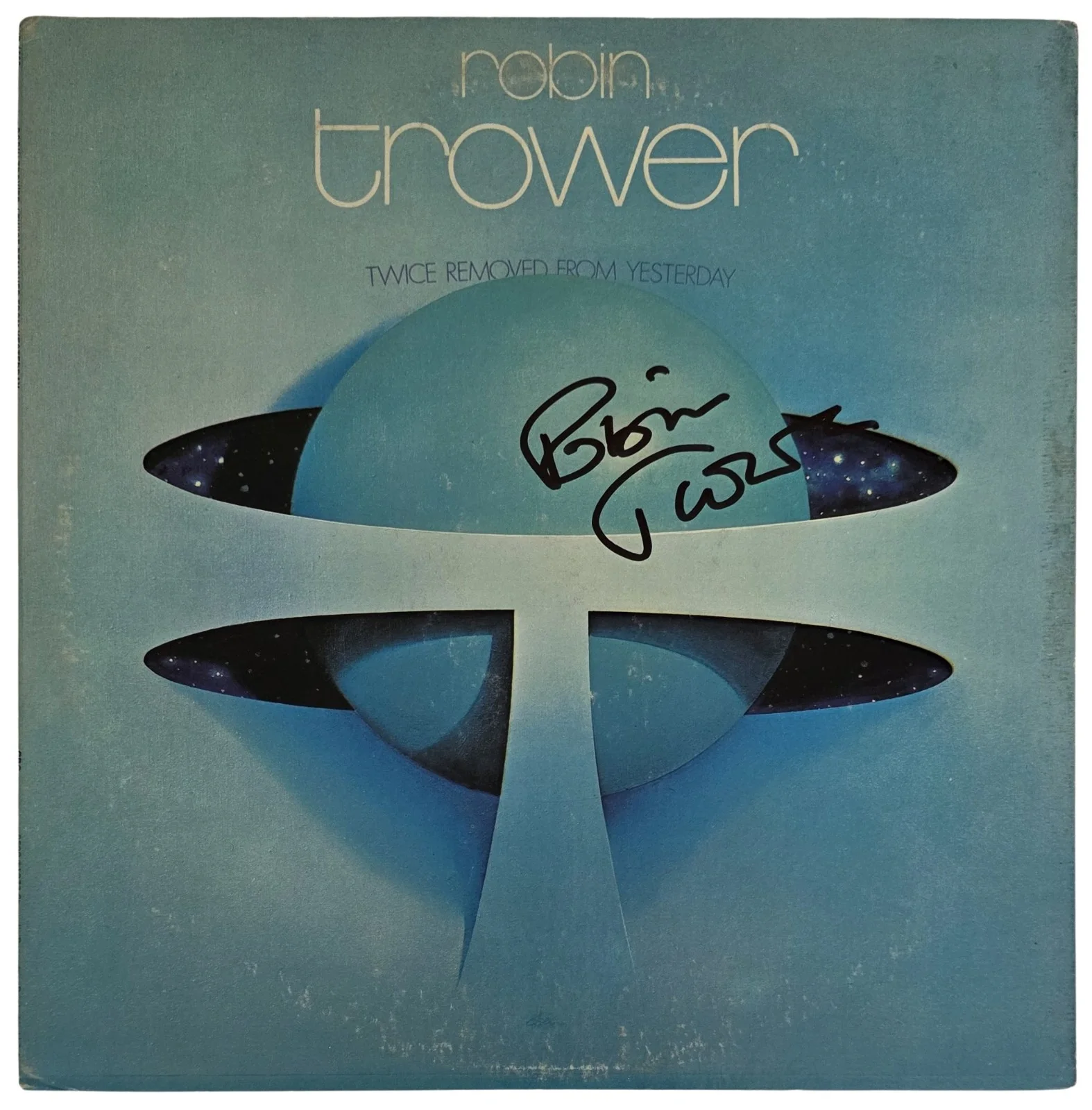 Robin Trower Signed Twice Removed Album COA Exact Proof Autographed Vinyl Record, изображение 4