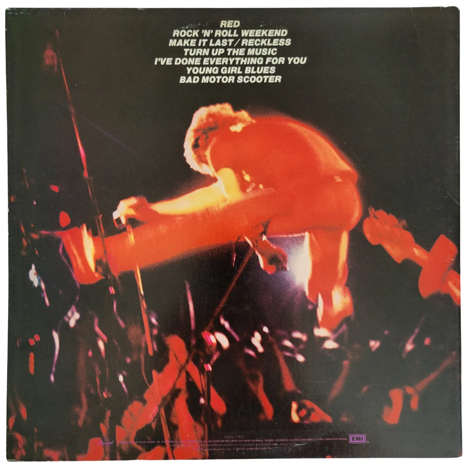 Sammy Hager signed All Night Long album vinyl Record COA exact proof autographed, изображение 4