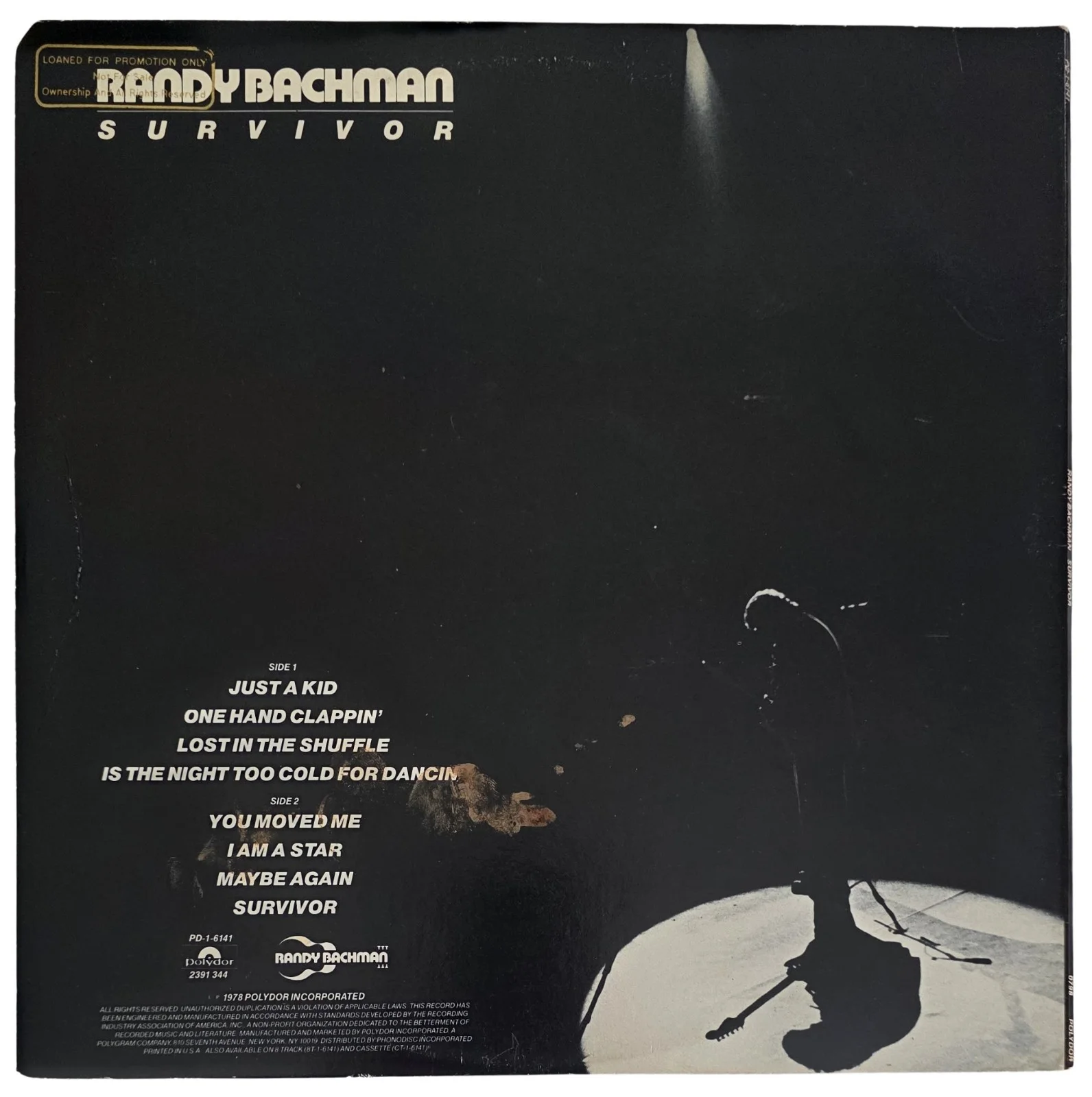 Randy Bachman Signed Survivor Album COA Exact Proof Autographed Vinyl Record, изображение 5