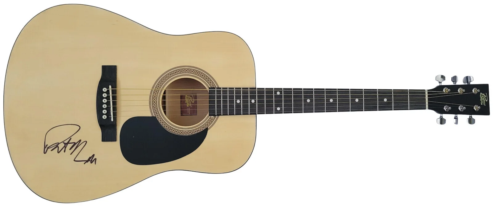 Patrick Monahan Train signed acoustic guitar COA exact proof autographed, image 3