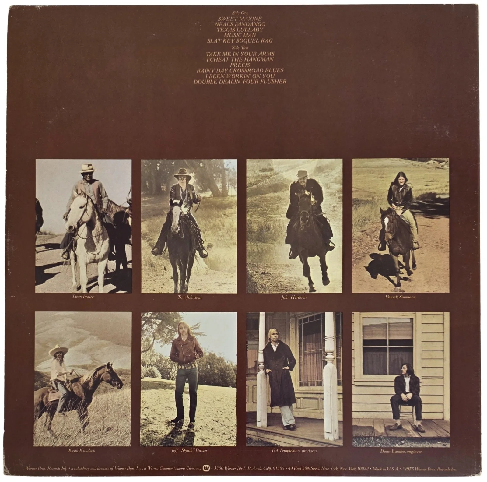 Patrick Simmons Signed Doobie Brothers Stampede Album COA Proof Autograph Vinyl, image 5
