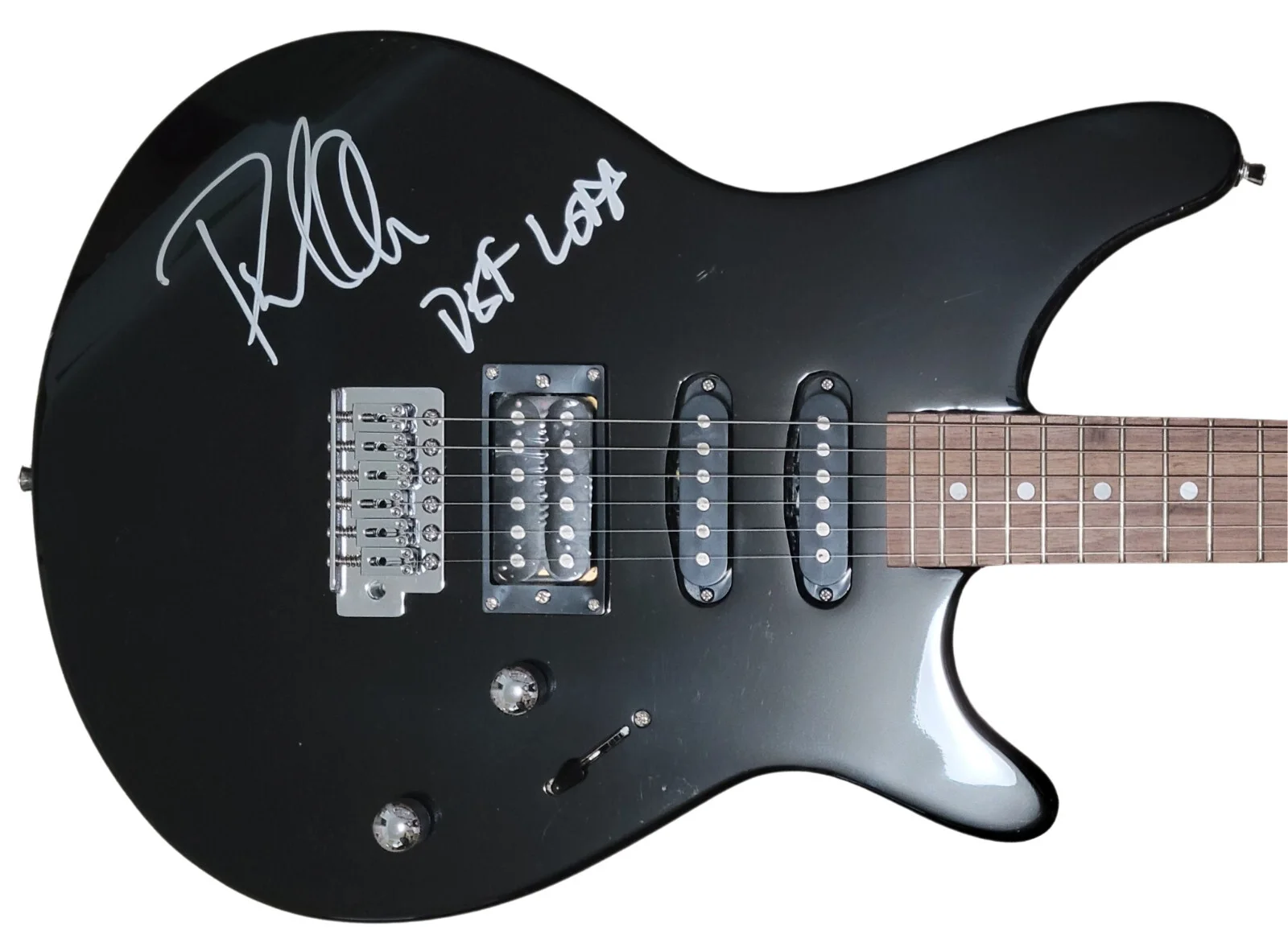 Phil Collen Signed Full Size Electric Guitar COA Proof Autographed Def Leppard, image 2