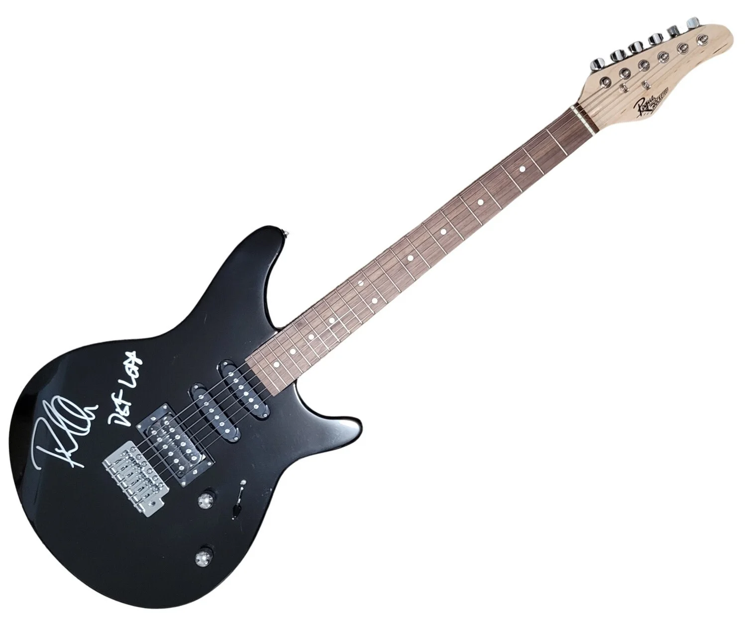 Phil Collen Signed Full Size Electric Guitar COA Proof Autographed Def Leppard, image 3