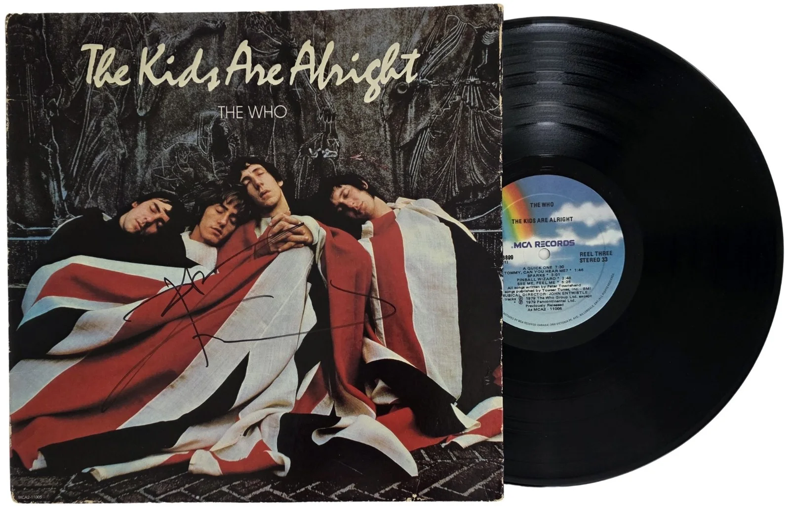 Pete Townshend Signed The Who Kids Are Alright Album COA Proof Autographed Vinyl, изображение 2