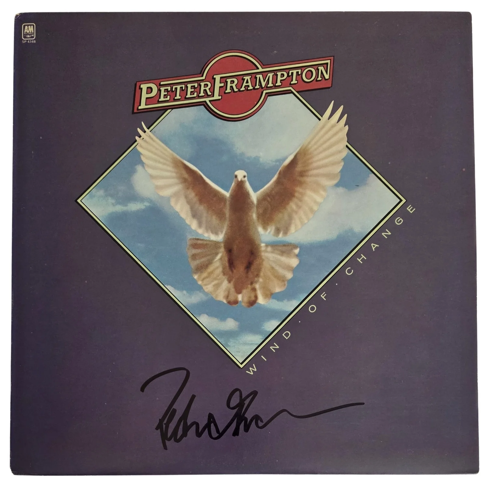 Peter Frampton Signed Wind of Change Album COA Proof Autographed Vinyl Record, image 4