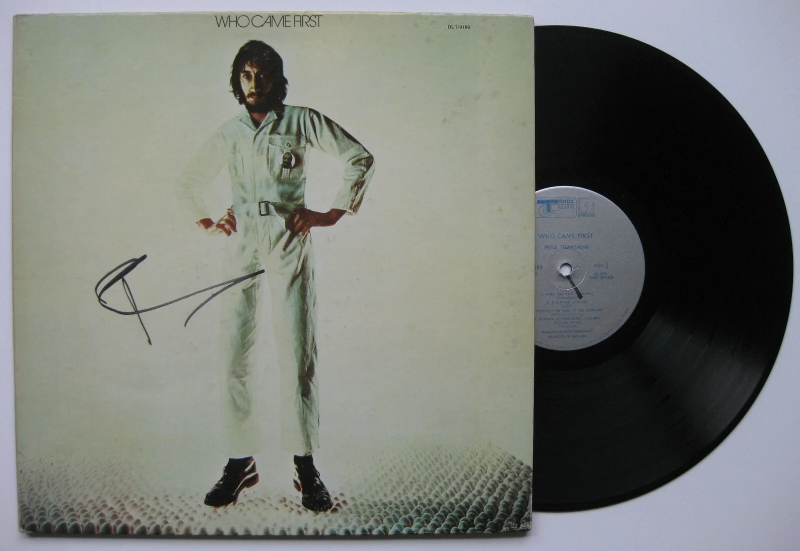 Pete Townshend autographed Who Came First album vinyl record COA proof Beckett, image 3