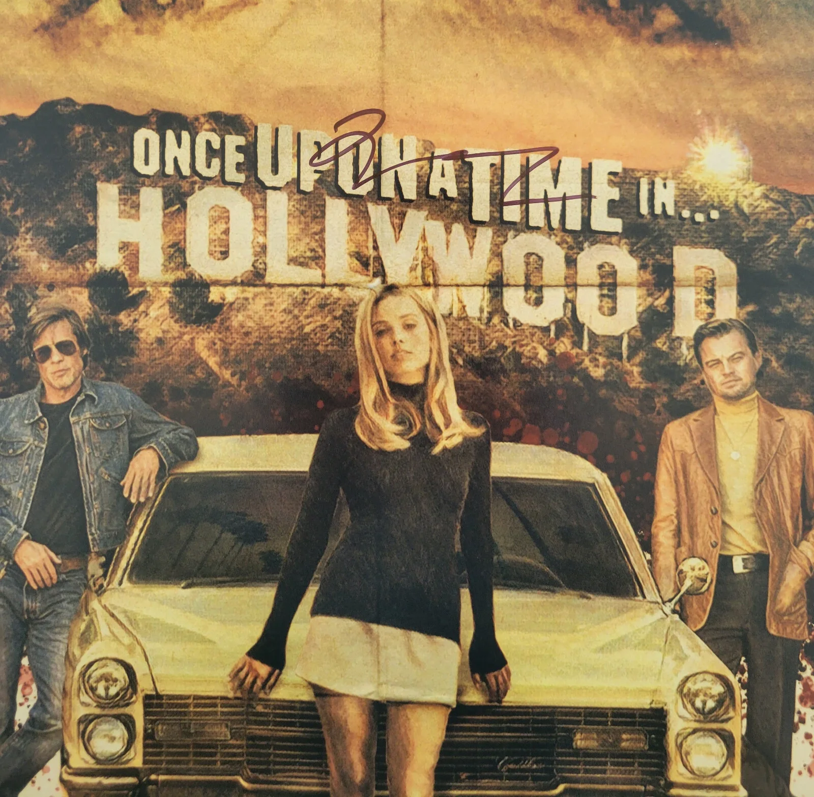Quentin Tarantino — Quentin Tarantino signed Once upon a Time in Hollywood 12x18 photo COA Proof., image 3