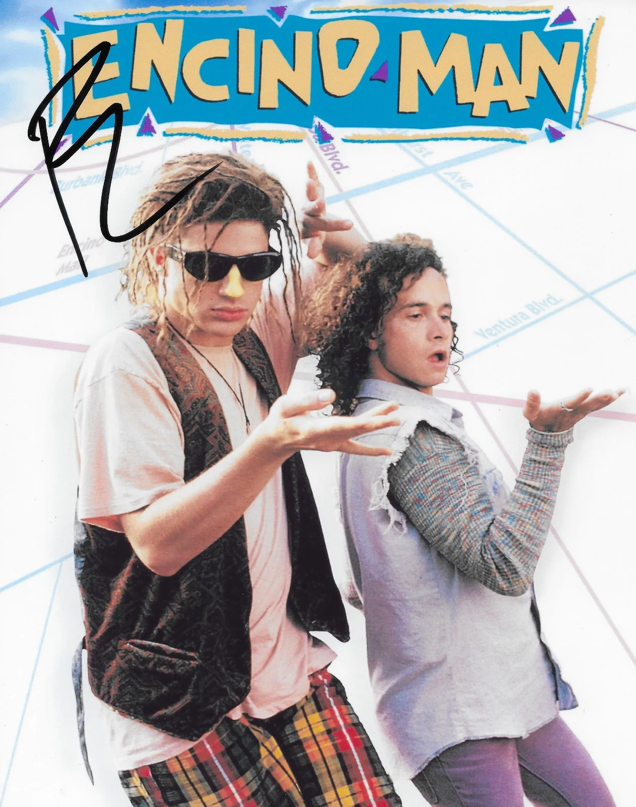 Pauly Shore — Pauly Shore Signed Encino Man 8x10 Photo COA Exact Proof Autographed, image 2