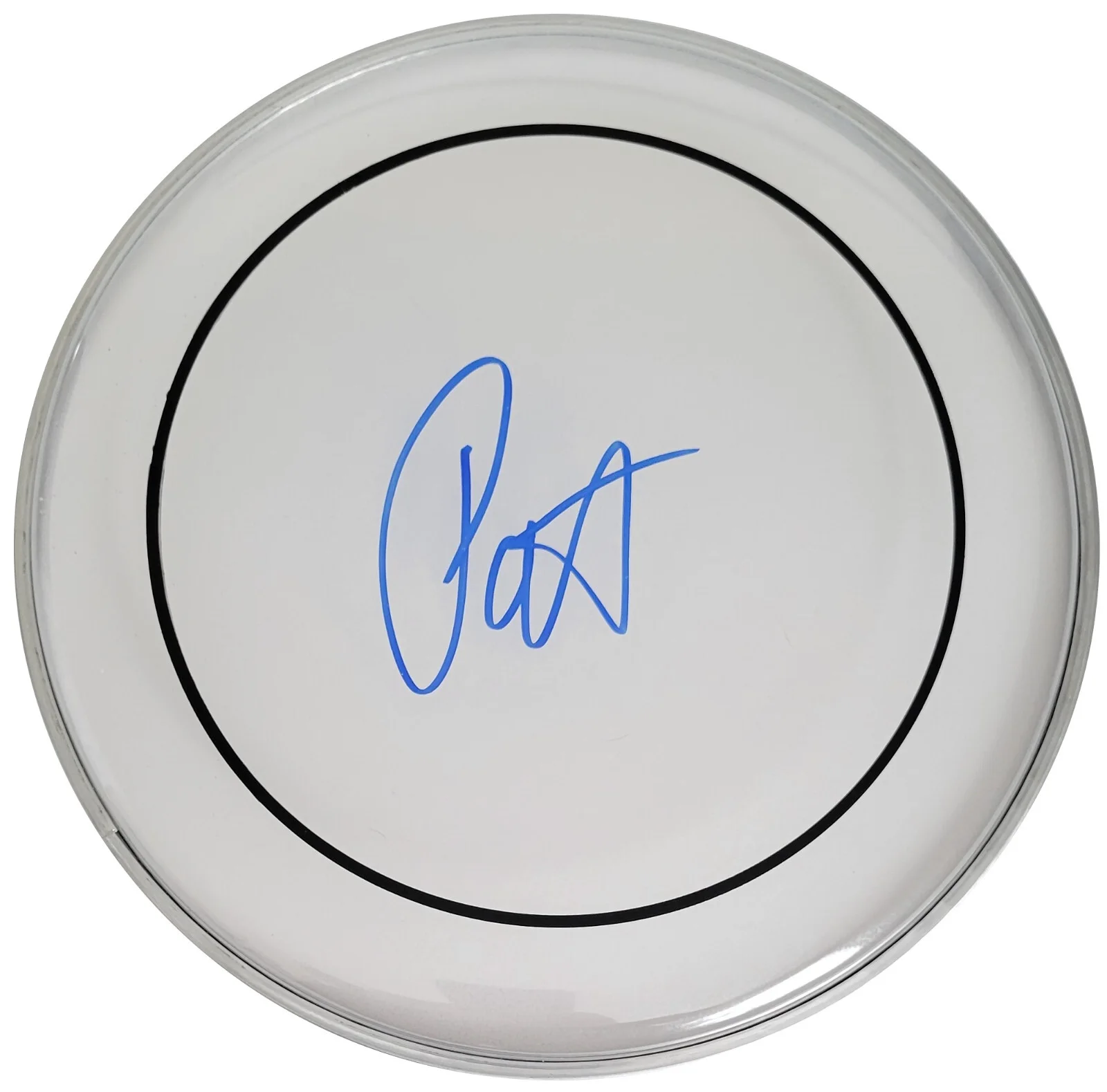Patrick Wilson Signed Drumhead COA Exact Proof Autographed Weezer Drummer, image 2