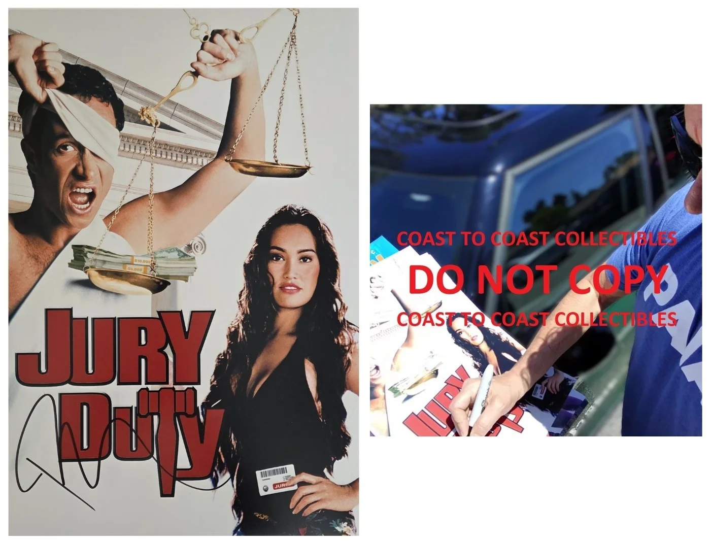 Pauly Shore — Pauly Shore Signed Jury Duty 12x18 Photo COA Exact Proof Autographed Poster