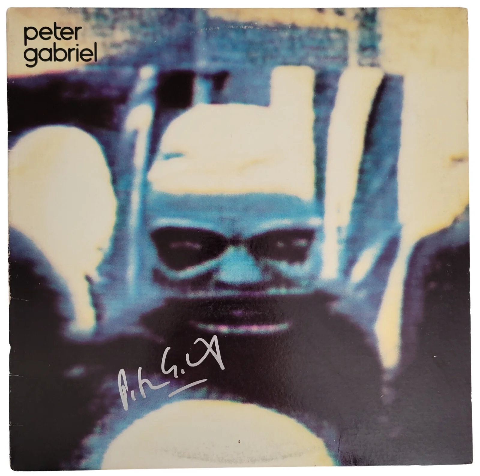 Peter Gabriel Signed Deutsches Album exact Proof COA Autographed Vinyl Record, image 3