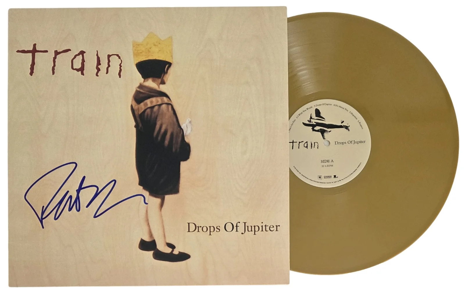 Patrick Monahan Signed Train Drops of Jupiter Album COA Proof Autographed Vinyl, изображение 2