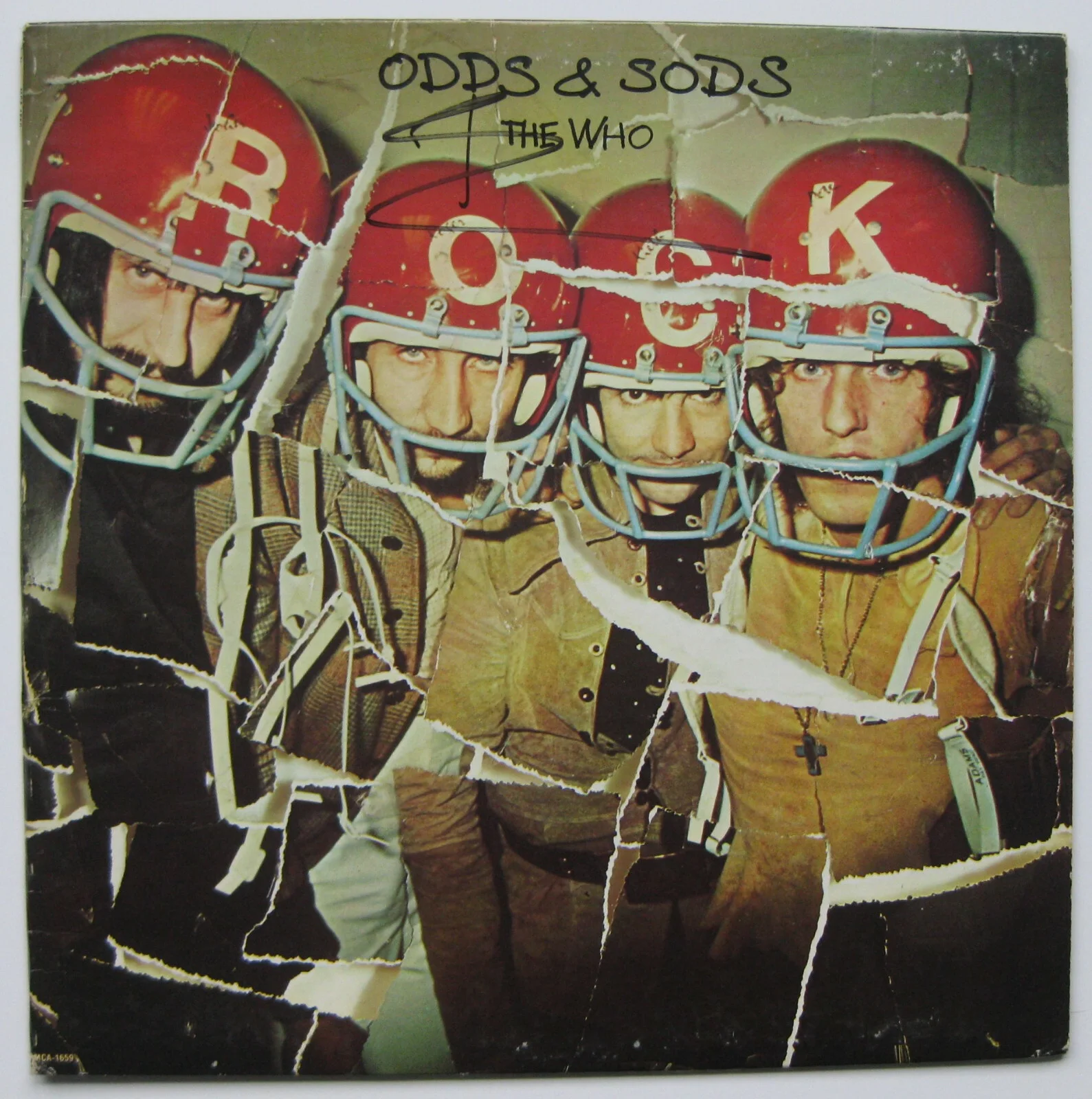 Pete Townshend signed The Who Odds & Sods album vinyl record proof Beckett COA, изображение 3