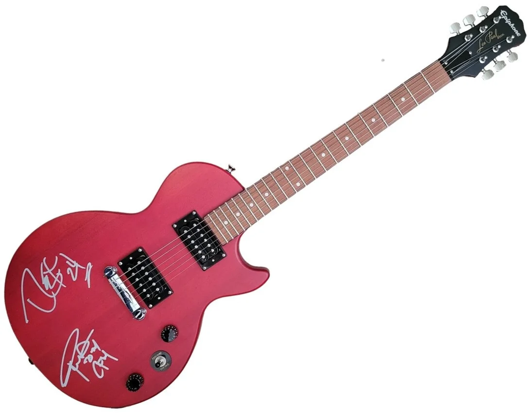 Pantera Band Signed Les Paul Electric Guitar COA Exact Proof Autographed, image 3