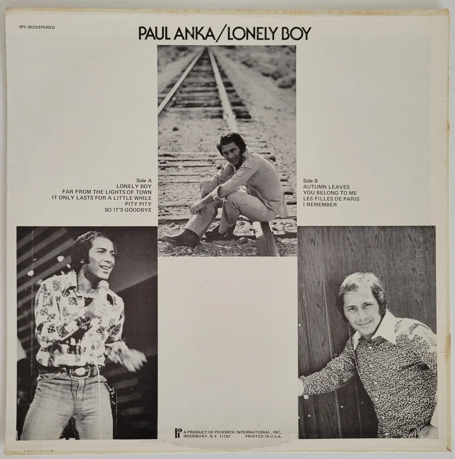 Paul Anka signed Lonely Boy album vinyl record COA exact proof autographed, изображение 4