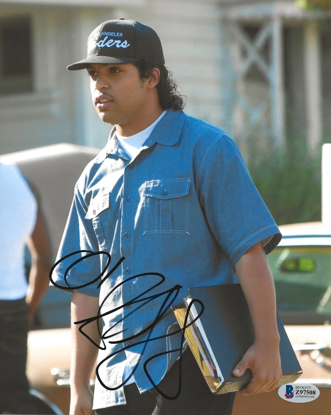 O'Shea Jackson Jr — O'Shea Jackson signed NWA Straight Outta Compton 8x10 photo Beckett COA Proof, изображение 2