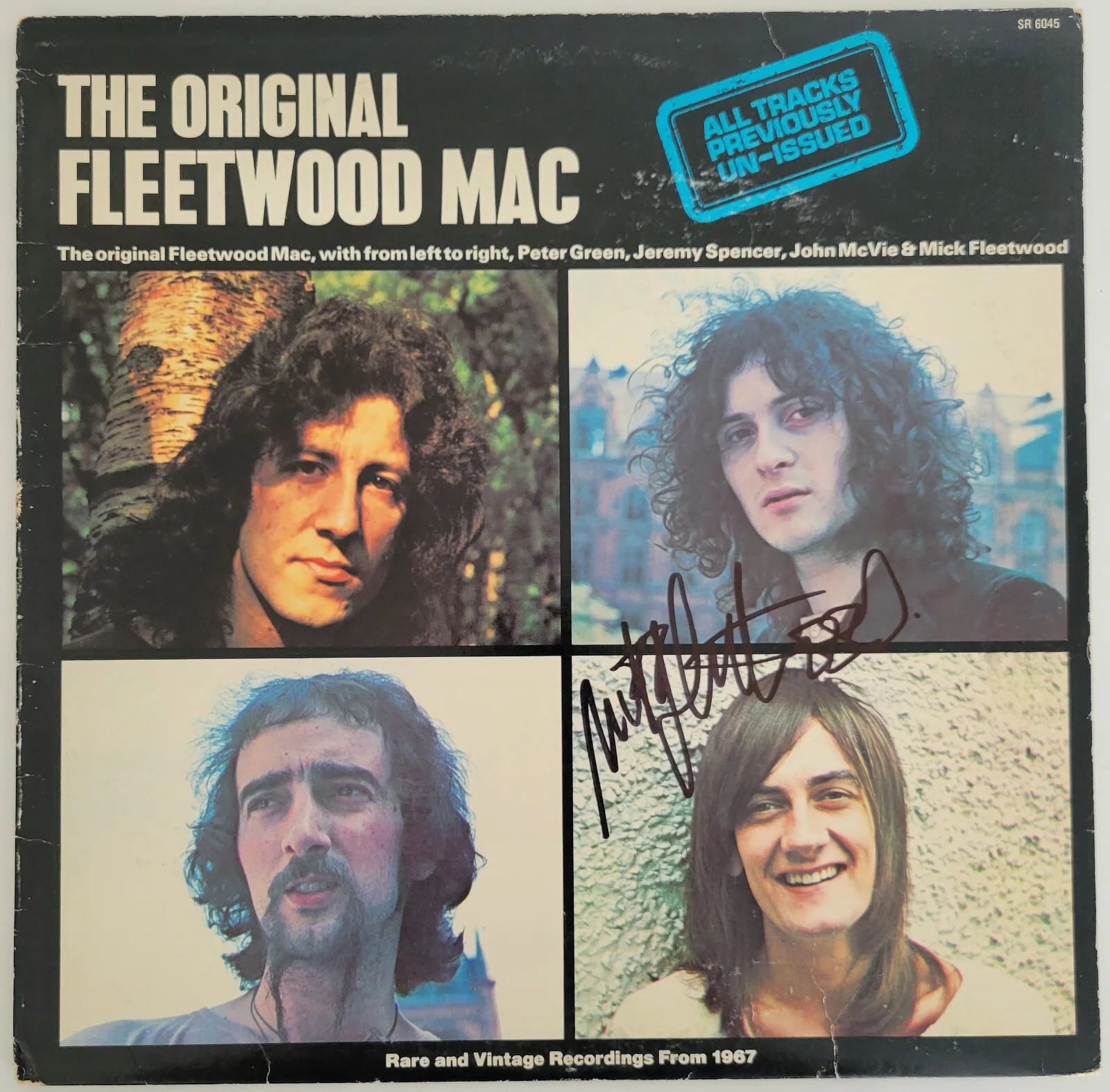 Mick Fleetwood Signed The Original Fleetwood Mac Album Proof Autographed Vinyl, изображение 3