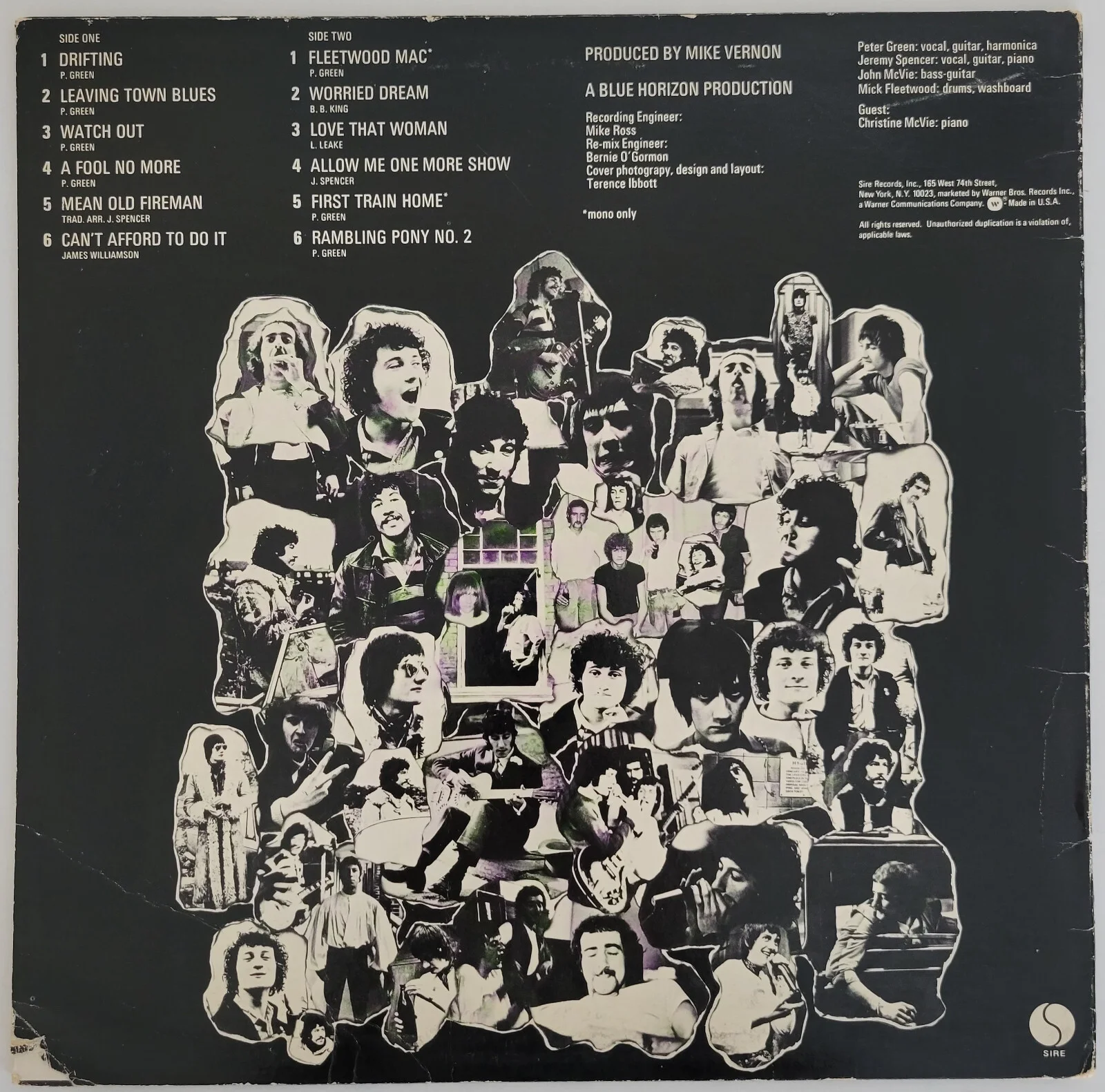 Mick Fleetwood Signed The Original Fleetwood Mac Album Proof Autographed Vinyl, изображение 4
