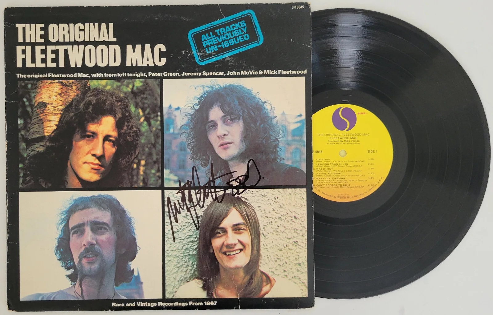 Mick Fleetwood Signed The Original Fleetwood Mac Album Proof Autographed Vinyl, изображение 5