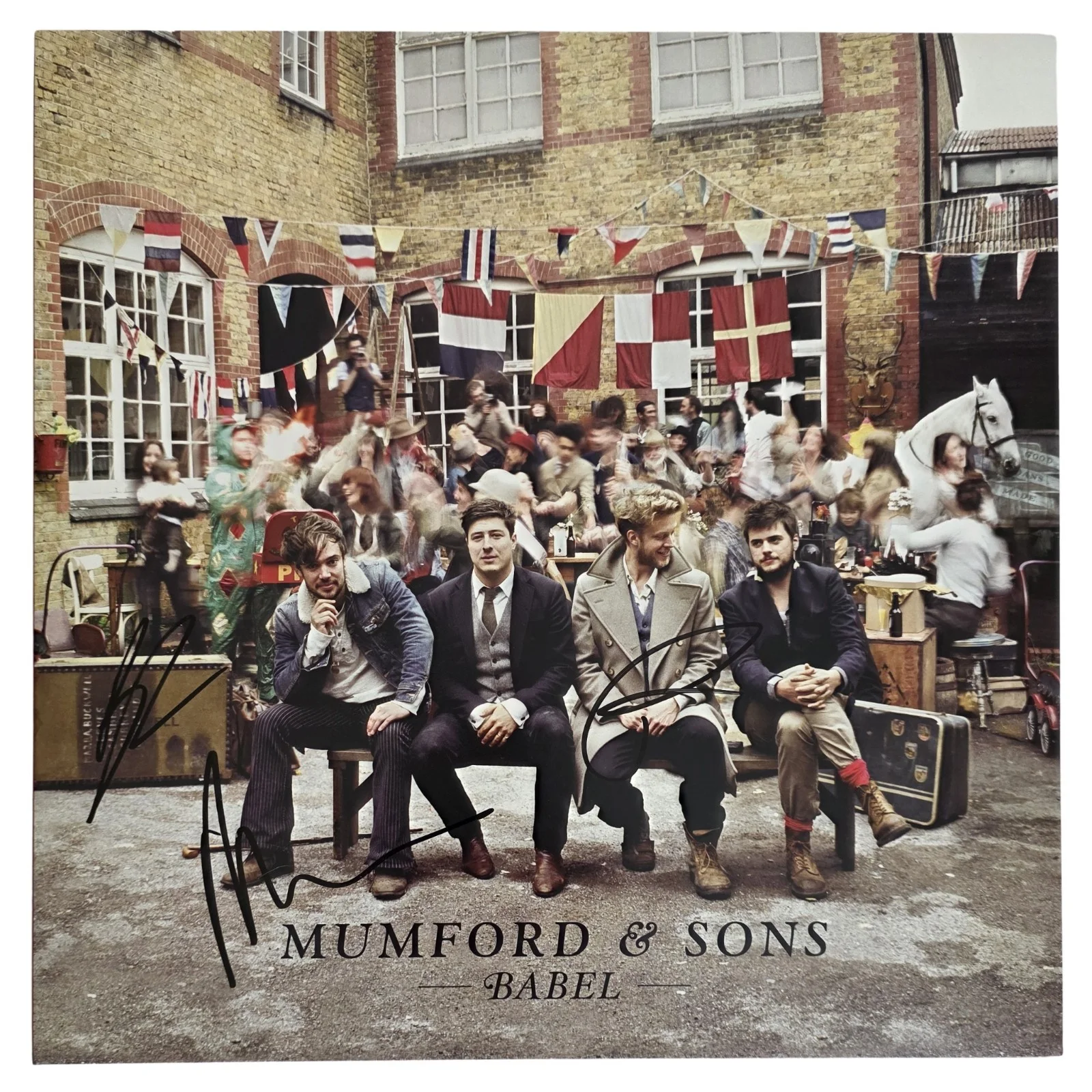 Mumford & Sons Signed Babel Album Exact Proof COA Autographed Vinyl Record, изображение 3